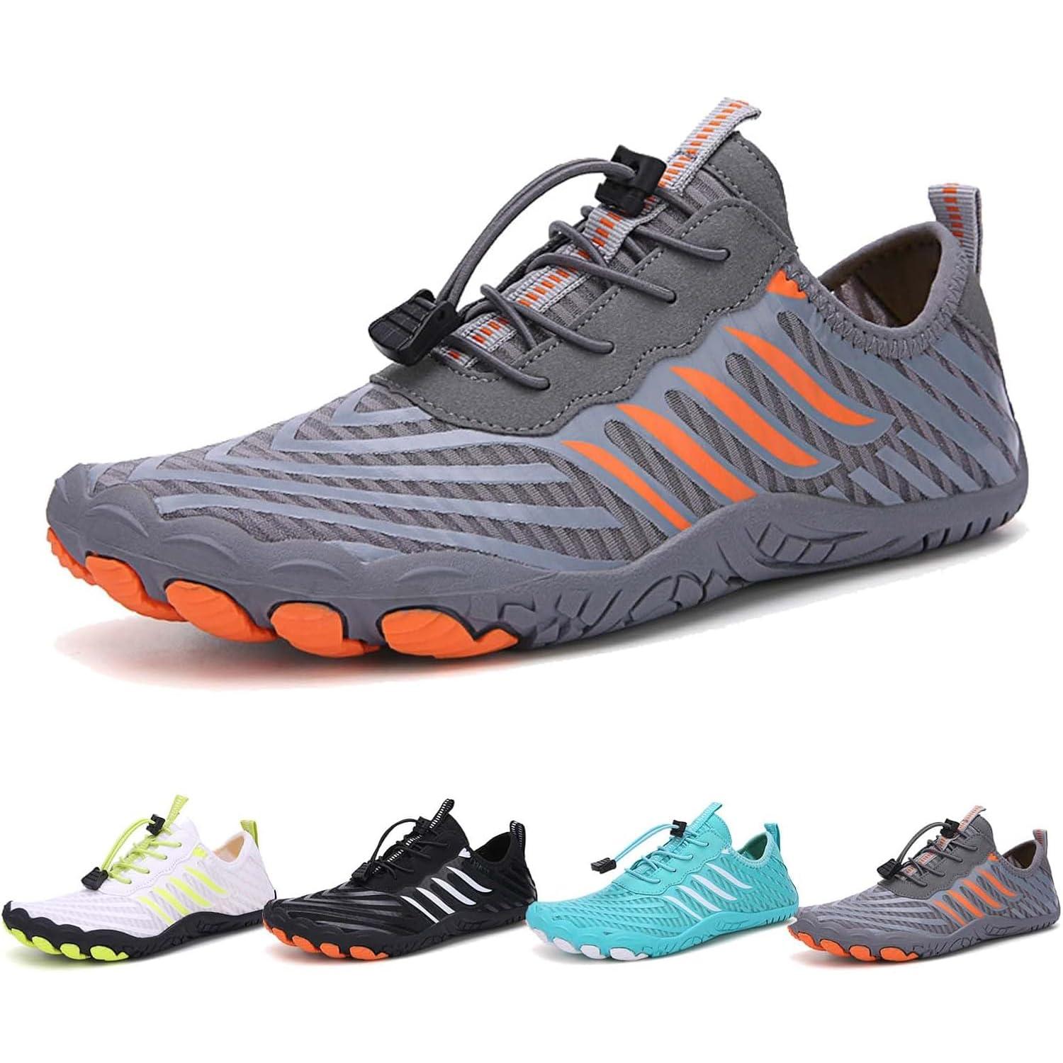 EWUHA Grounded Footwear for Women Barefoot Shoes, Grounded Footwear for Mens Barefoot Shoes, 2025 New Upgrade Comfortable Lightweight Non-Slip Water Shoes Wide Toe Box