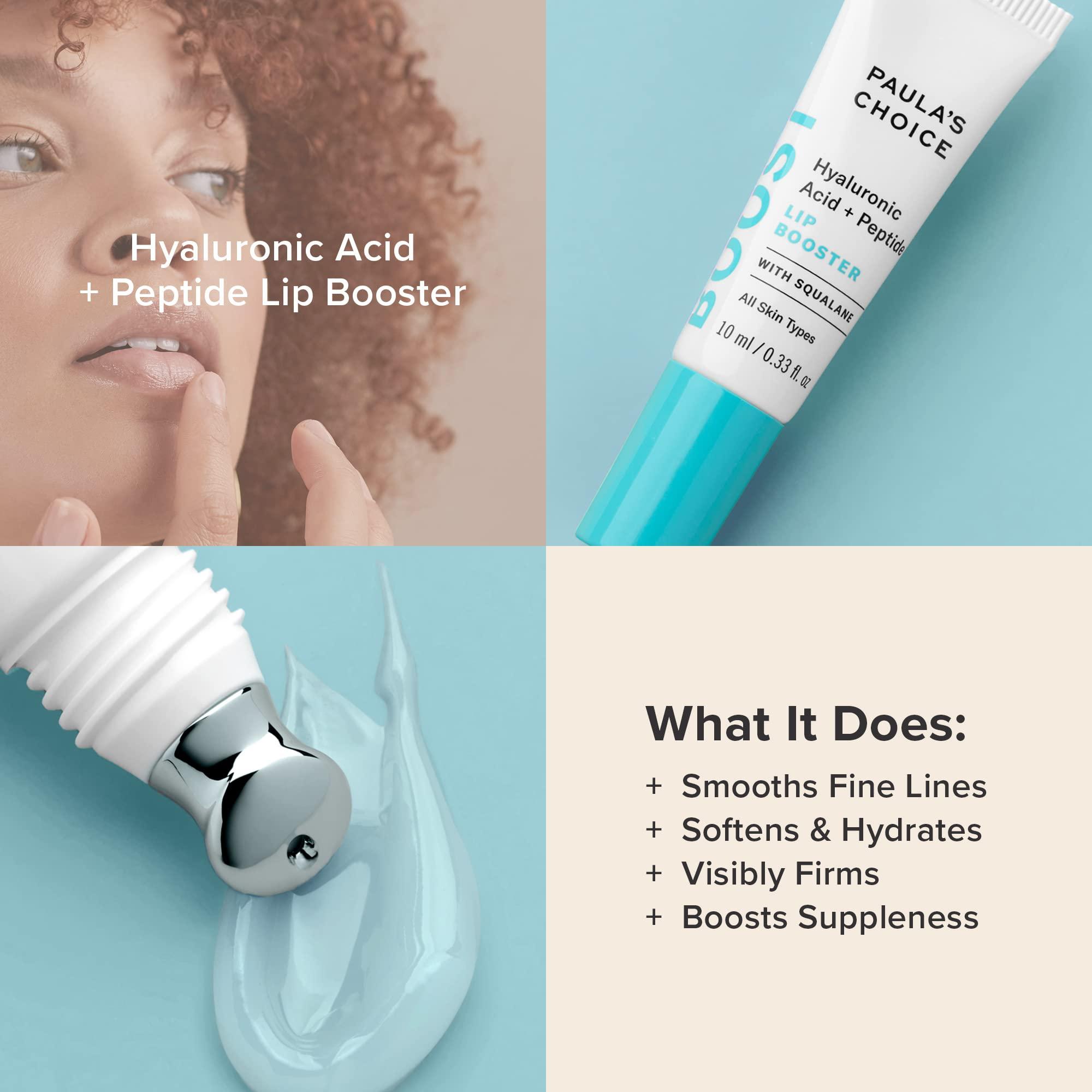 Paula's Choice BOOST Hyaluronic Acid + Peptide Lip Booster, Hydrating Treatment for Lip Volume, Loss of Firmness & Fine Lines, with Squalane, Fragrance-free & Paraben-free, 0.33 Fluid Ounces - Image 4