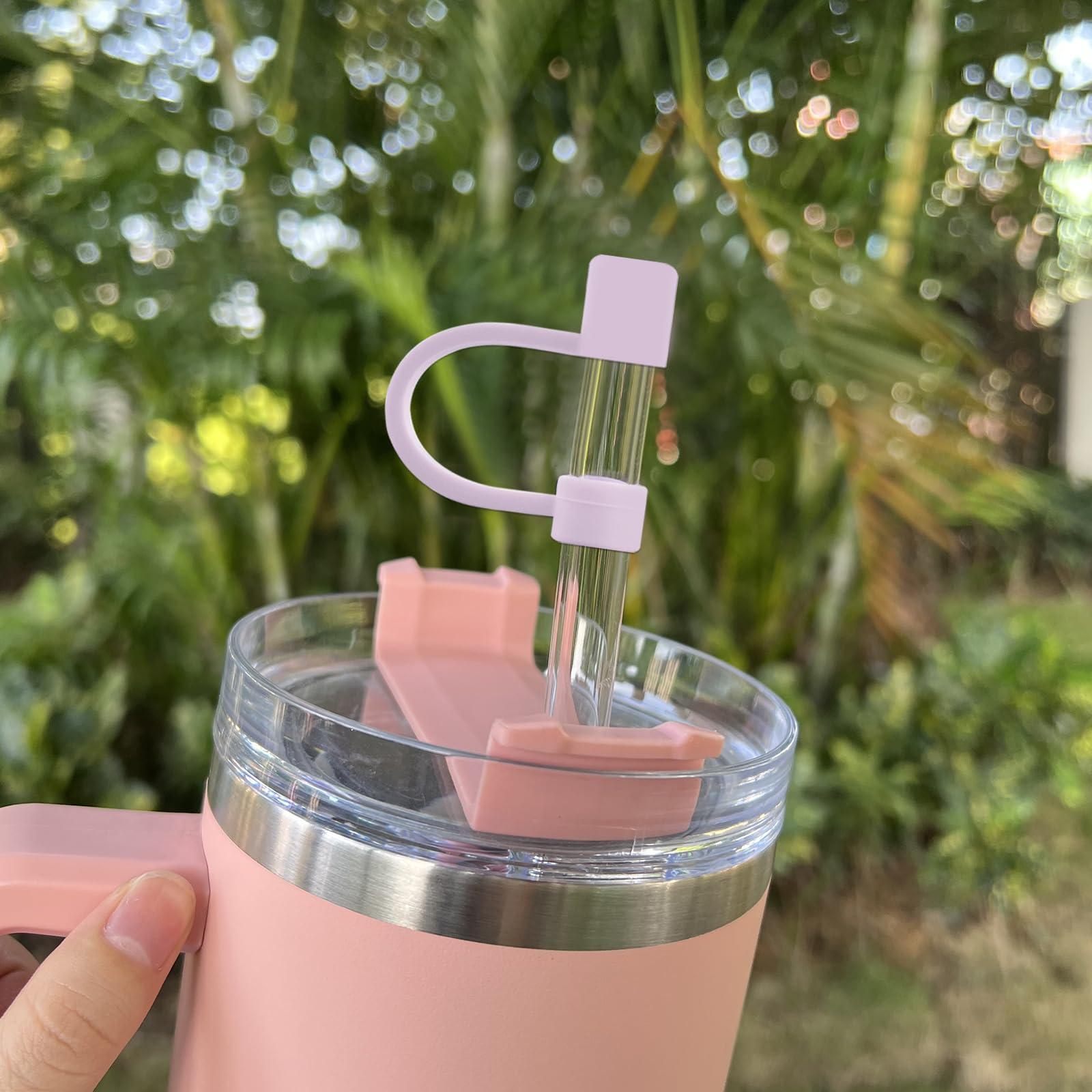 5-Pack Silicone Straw Covers Compatible with Stanley Cups - Dust-Proof Straw Caps for 40 oz Tumblers and Water Bottles - Image 4