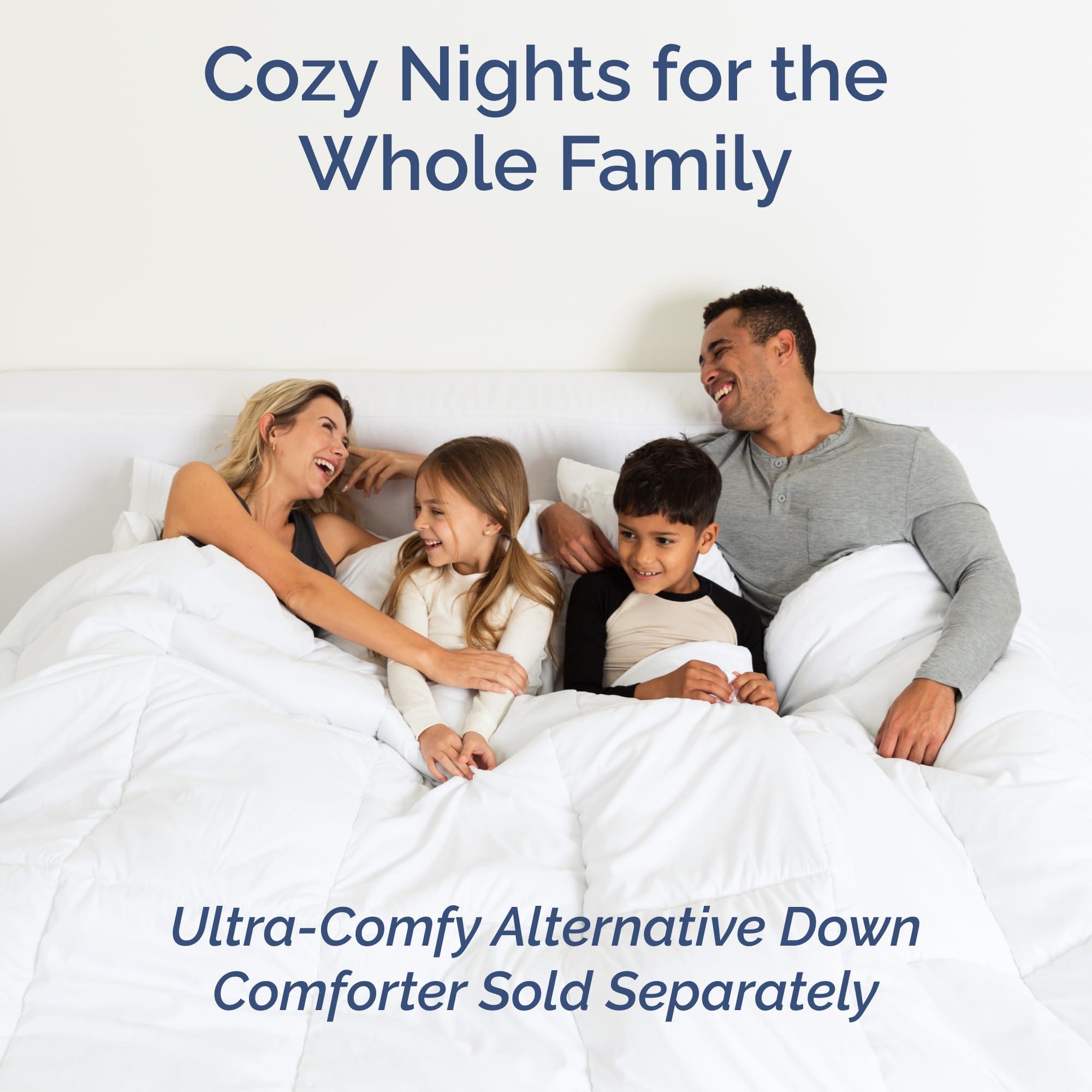 Queen Size 4 Piece Sheet Set - Comfy Breathable & Cooling Bed Sheets Set - Hotel Luxury Bedding for Women, Men, Kids & Teens - Deep Pockets, Easy Secure Fit, Soft and Wrinkle Free - Oeko-Tex - White - Image 8