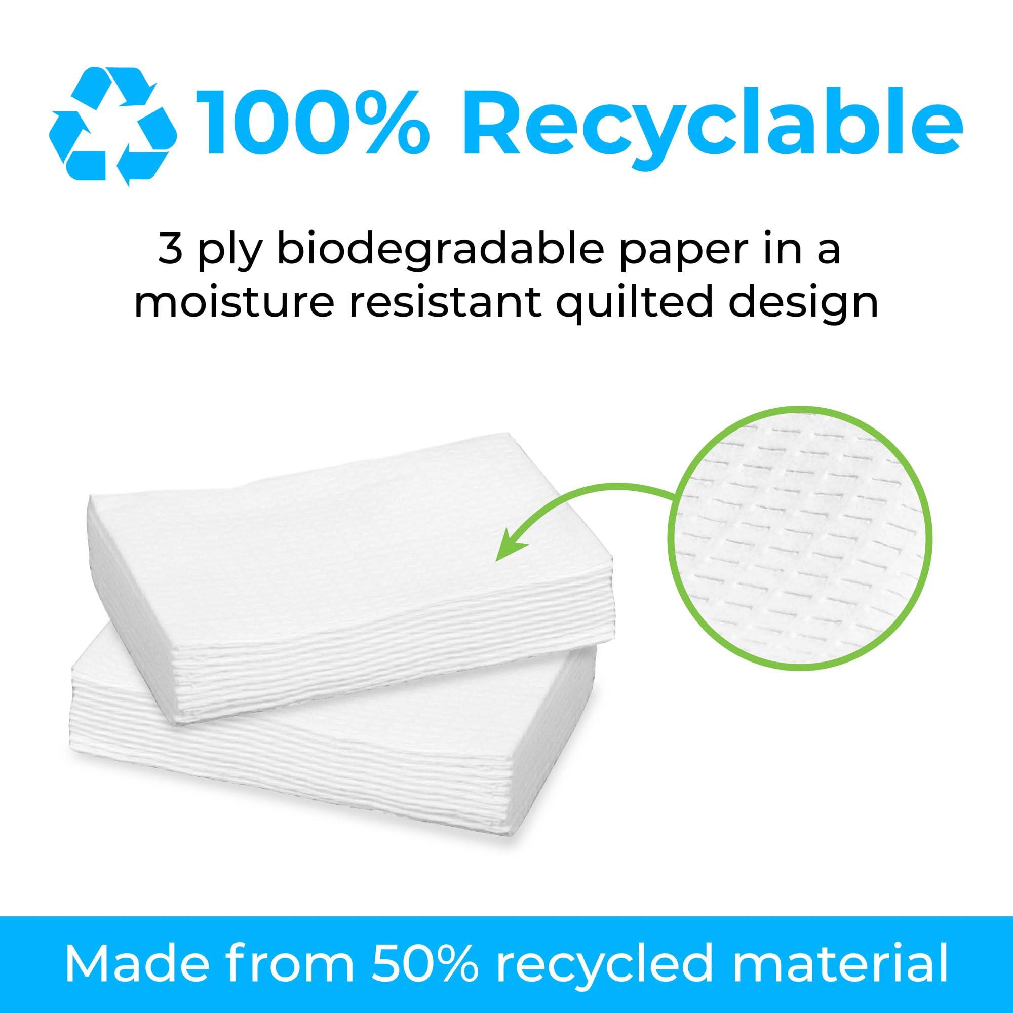 KoalaKare Sanitary Bed Liners for Baby Changing Stations – 3-Ply Biodegradable, Moisture-Resistant Quilted Liners, Eco-Friendly - 500 Liners (Model KB150-99) - Image 6