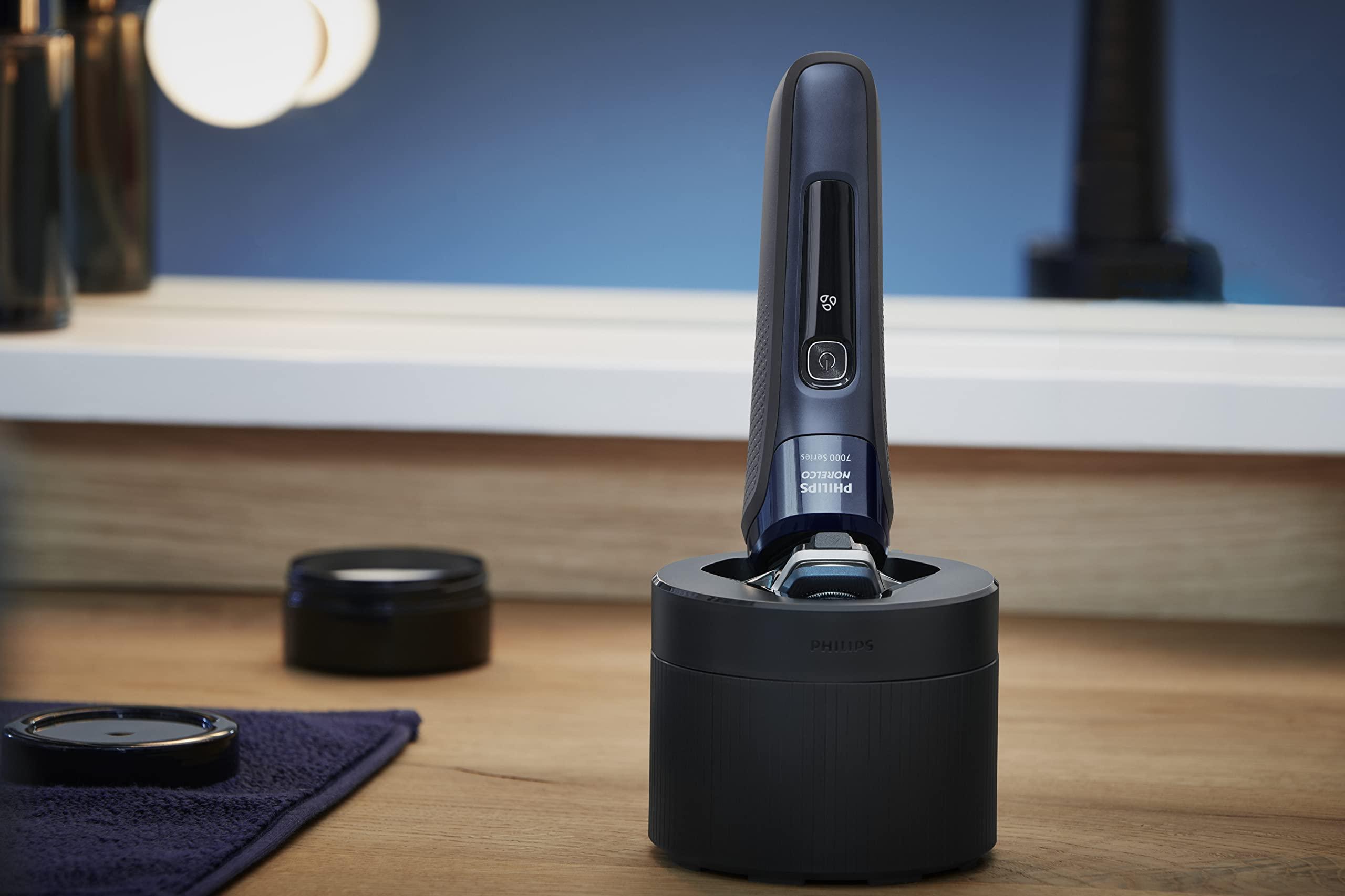 Philips Norelco Shaver 7800, Rechargeable Wet & Dry Electric Shaver with SenseIQ Technology, Quick Clean Pod, Charging Stand, Travel Case and Pop-up Trimmer, S7885/85 - Image 12