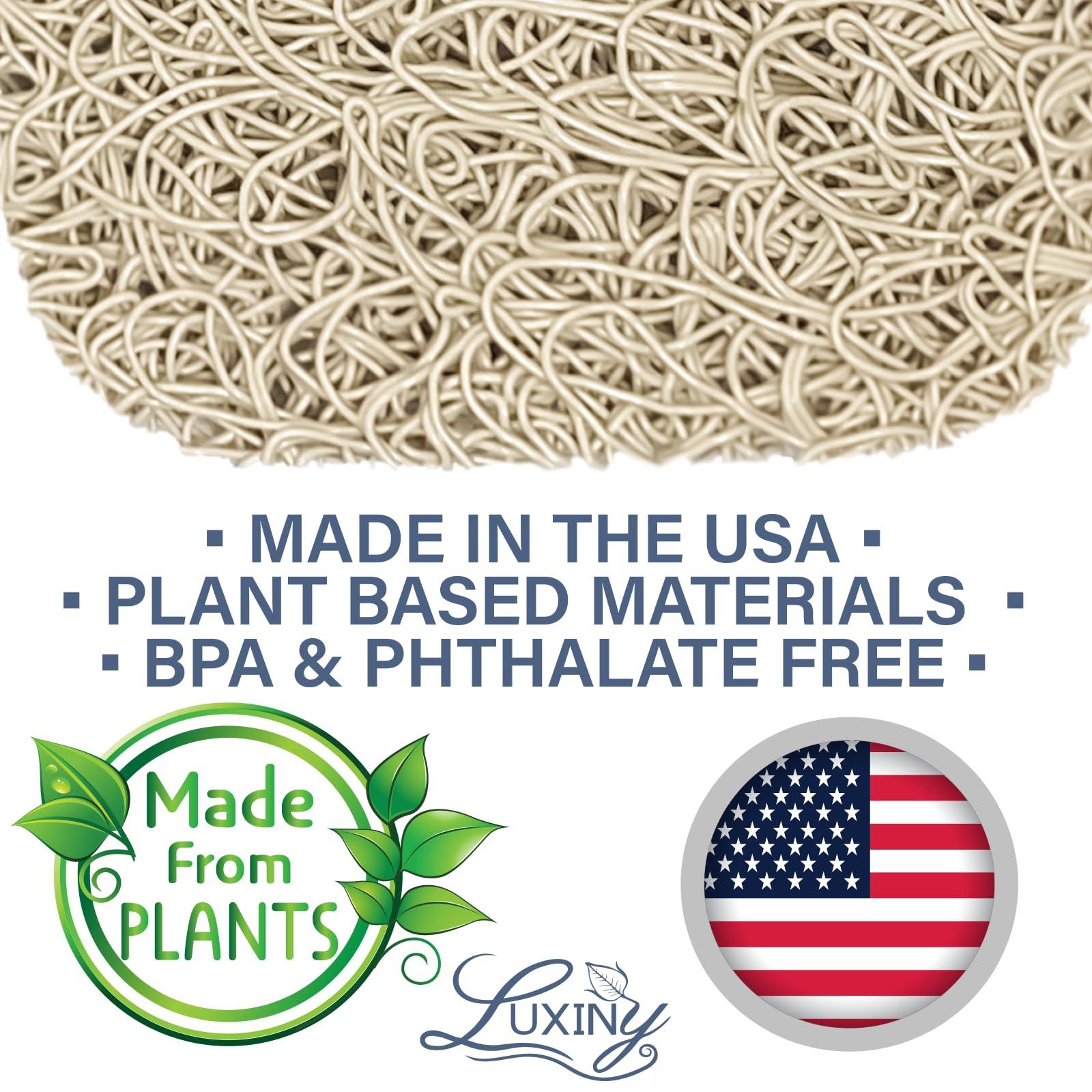 Soap Savers for Bar Soap, American Made by Luxiny, Lifts Soap in Soap Dishes & Shower Soap Holders -Handmade Soap Lasts Longer -Made from Plant Based Materials (Sand - 2 Pack) - Image 7