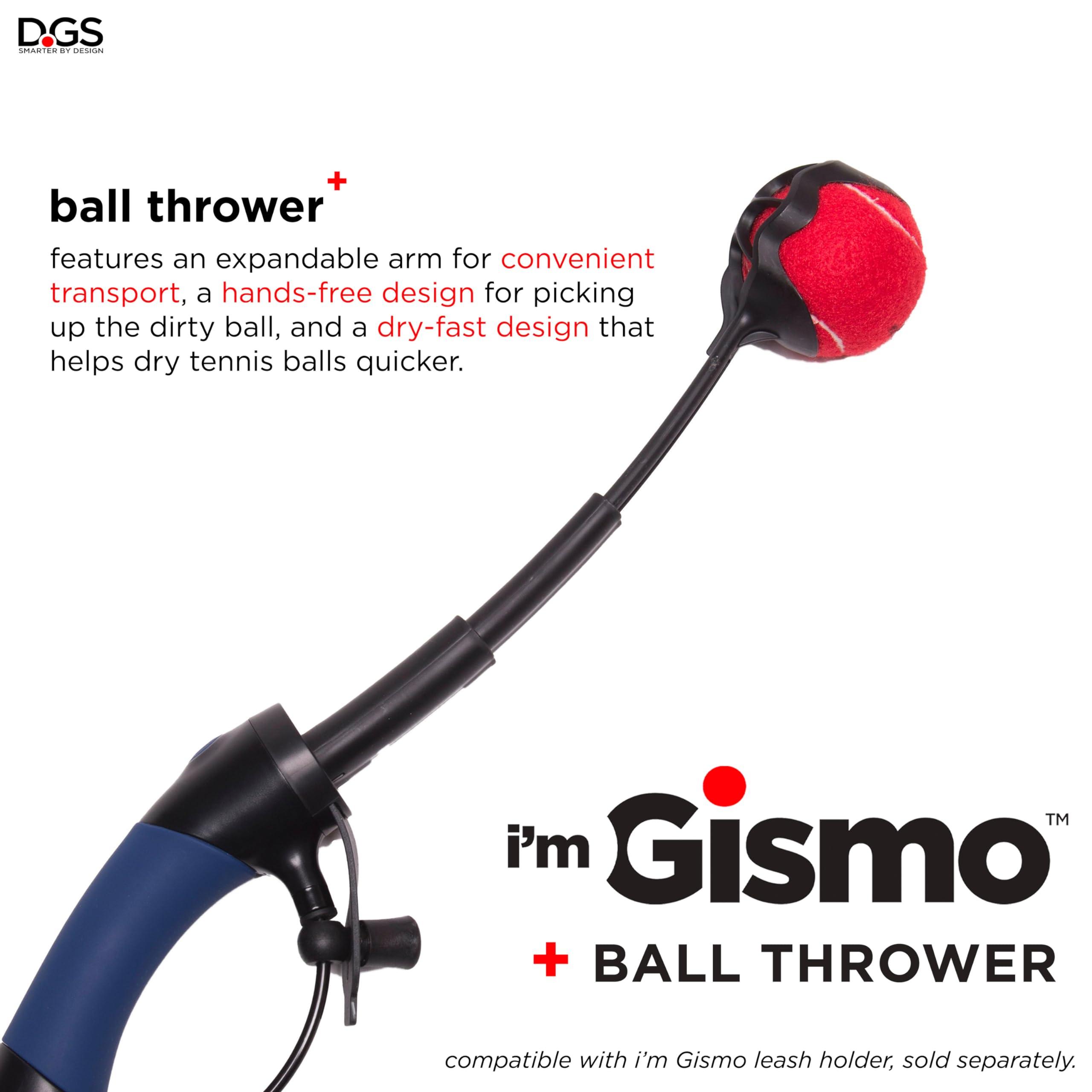Dog Gone Smart Pet Products Gismo Ball Launcher for Dogs - Telescopic Ball Thrower with 100 Feet Range Plastic Toy - Ergonomic Design | No Slobber Pick-Up for Cleaner Fetch, Attaches to Leash Handle - Image 2