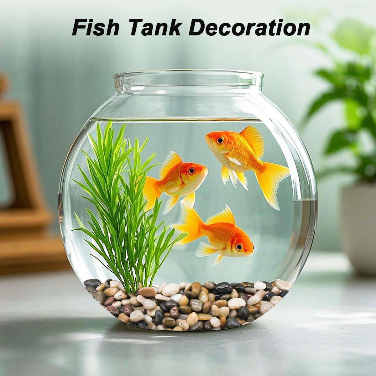 Virekm River Rocks, Decorative Ornamental Pebbles,Garden Landscaping Stones,Gravel Filler for Home Decoration Flower Bed Fish Tank Plants Vases Succulents - Image 5