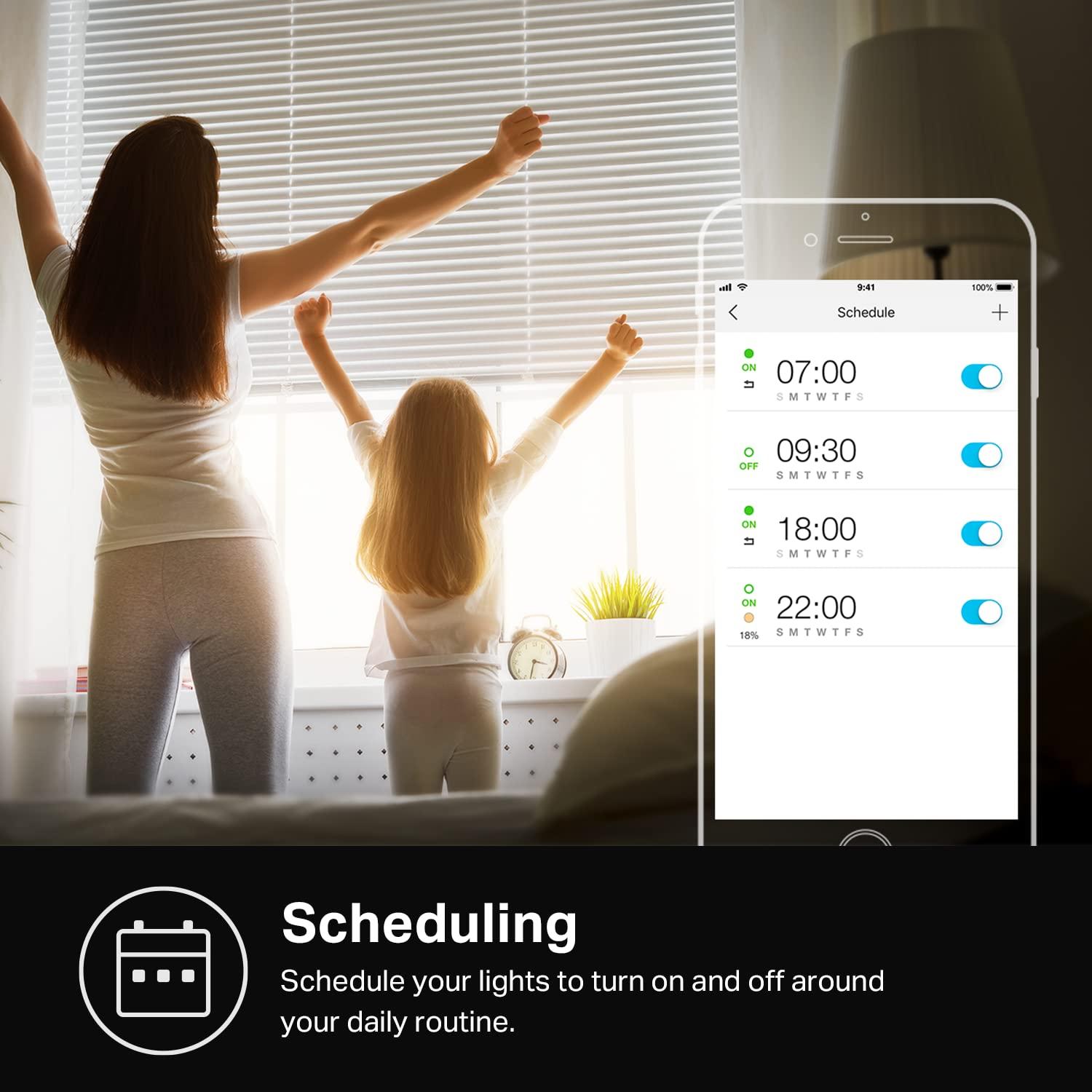 Kasa Apple HomeKit Smart Dimmer Switch KS220P3, Single Pole, Neutral Wire Required,2.4GHz Wi-Fi Light Works with Siri, Alexa and Google Home,UL Certified, No Hub Required,White, 3 Count (Pack of 1) - Image 4