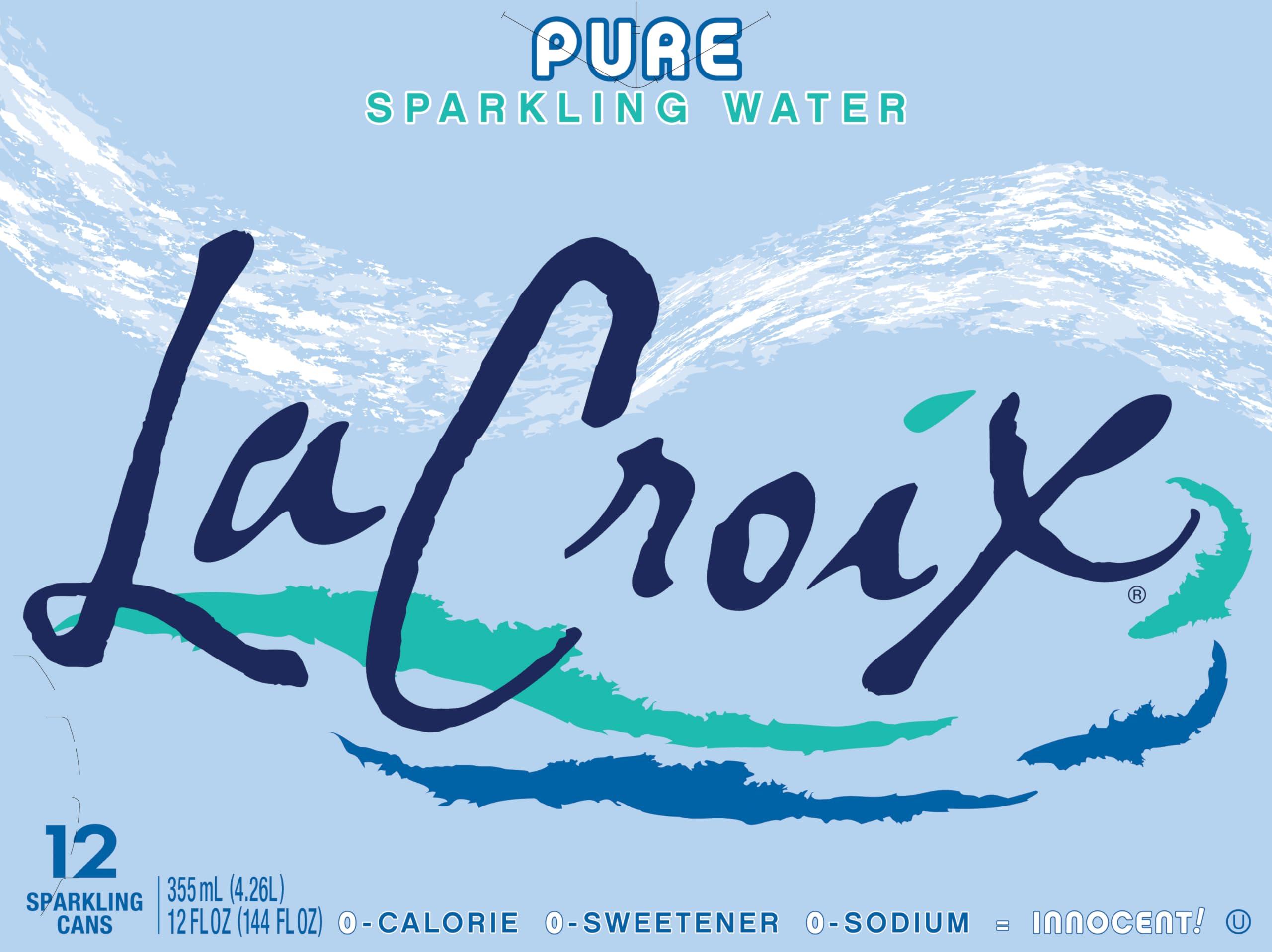 LaCroix Sparkling Water, Pure, 12 Fl Oz (pack of 12) - Image 3