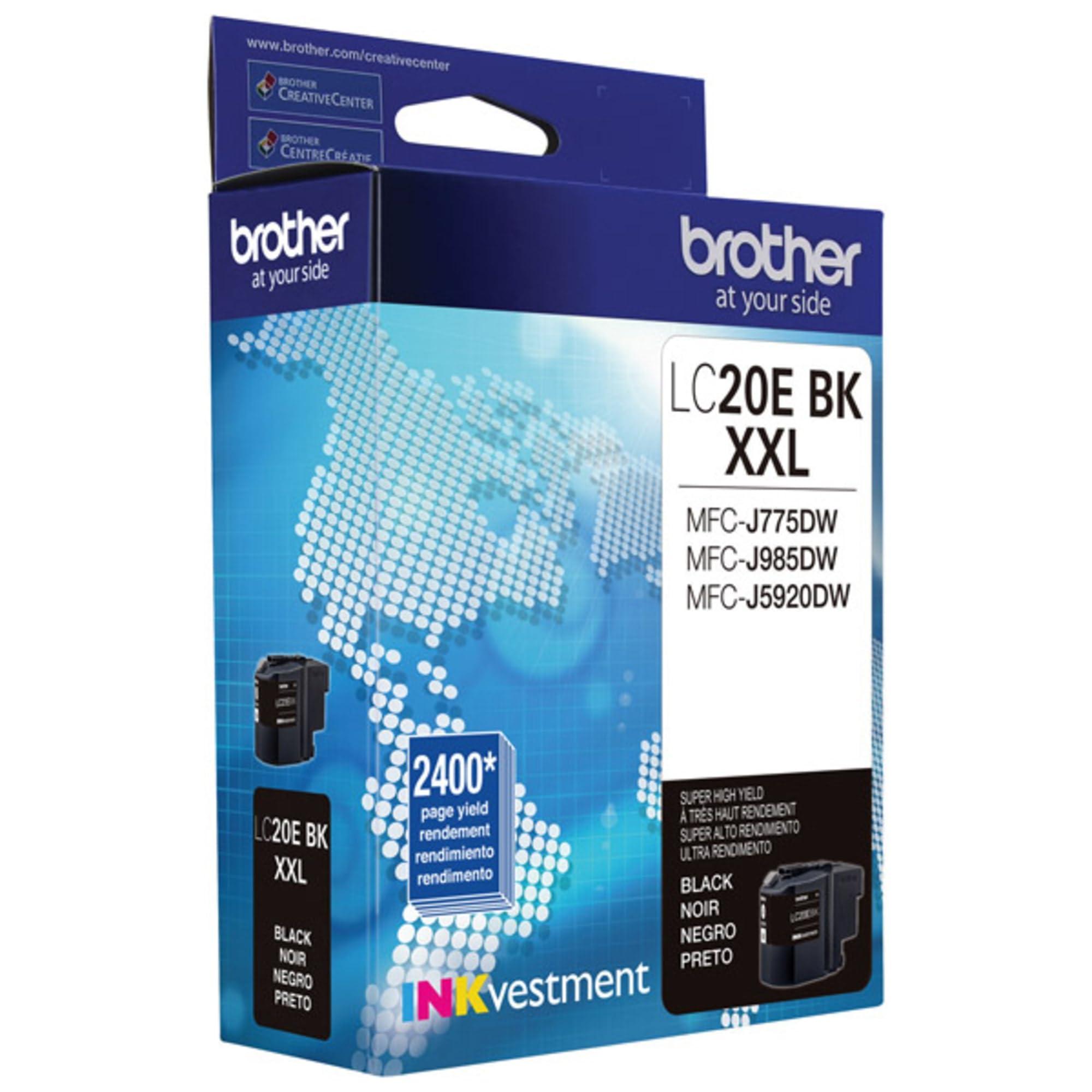 Brother LC20EBK Super High Yield Black Ink Cartridge - Image 3