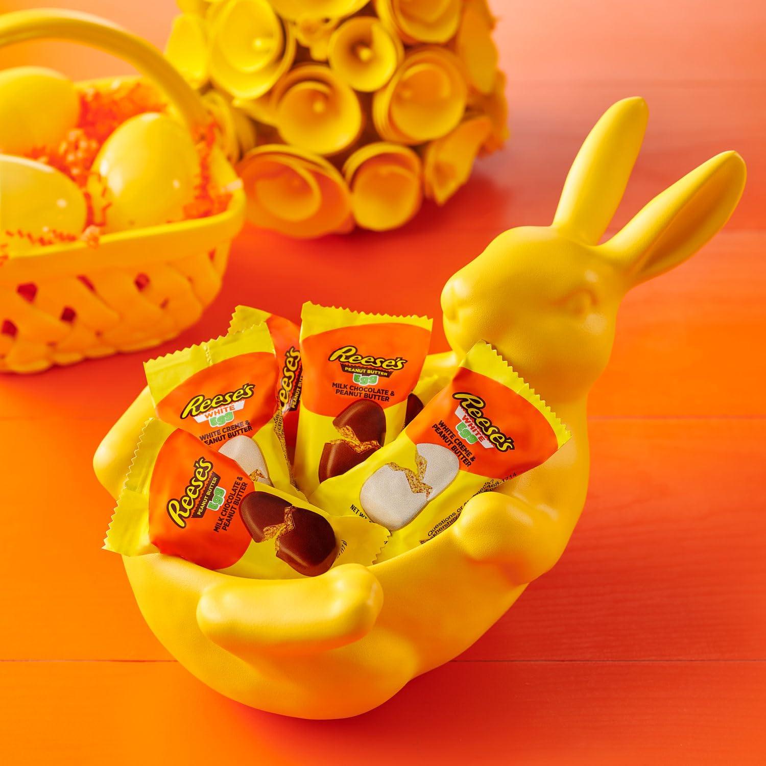 REESE'S Assorted Flavored Snack Size Peanut Butter Eggs, Easter Candy Bag, 31.2 oz - Image 6