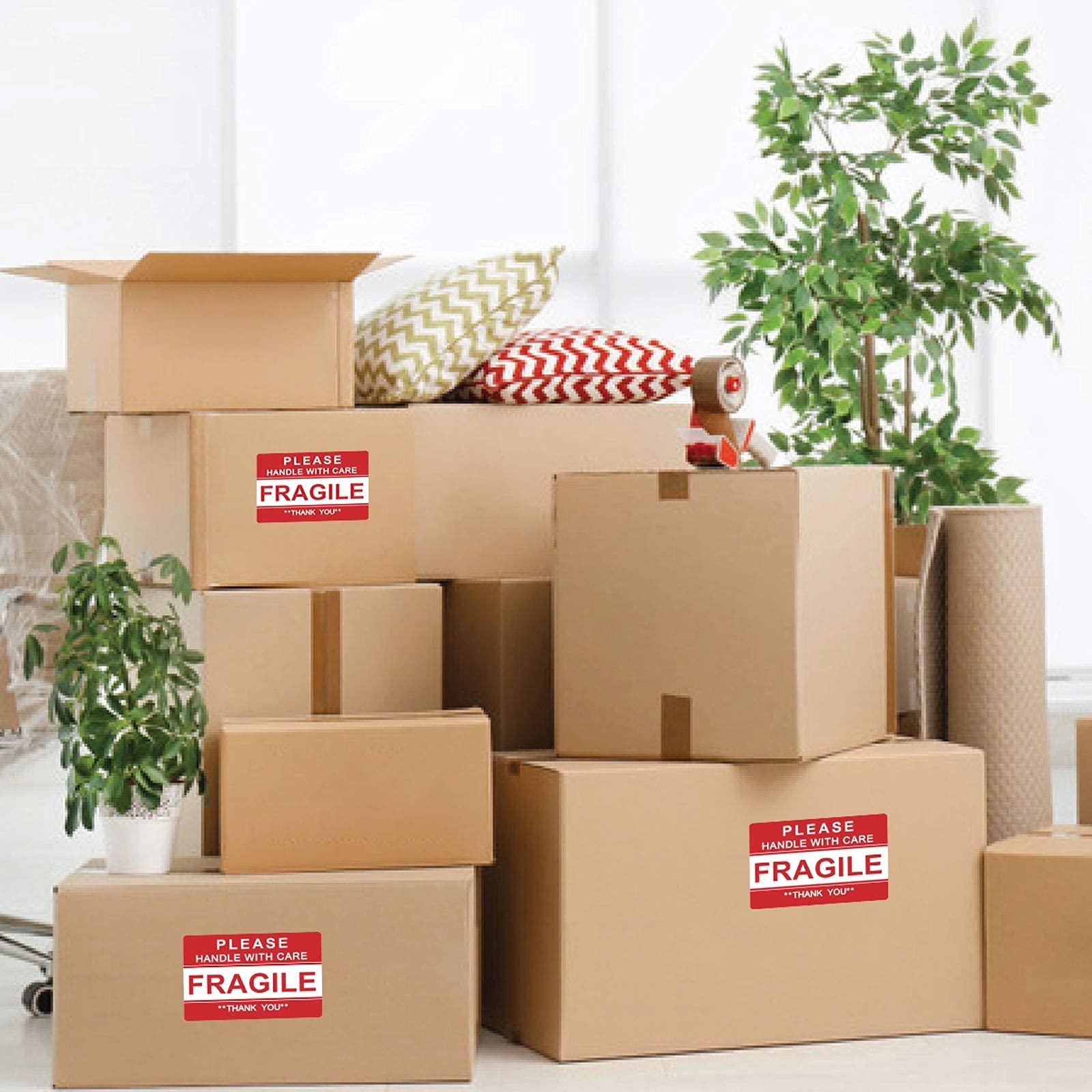 Anylabel 2" x 3" Fragile Stickers for Shipping and Moving Please Handle with Care Fragile Thank You Do Not Drop, Warning Stickers Fragile Labels, Permanent Adhesive(500 Labels, 1 Roll) - Image 8