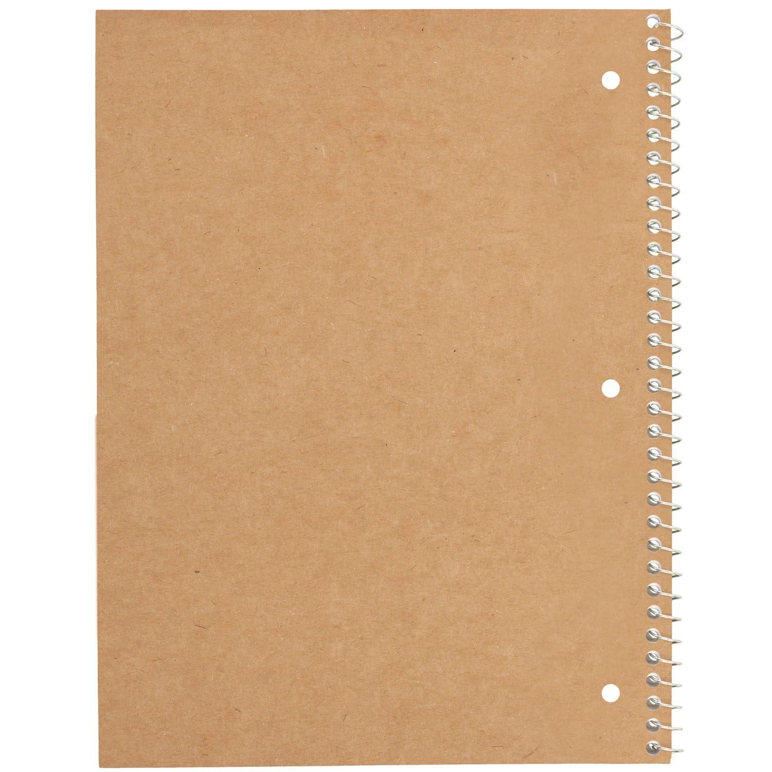 Mead Spiral Notebook, 6 Pack, 1 Subject, College Ruled Paper, 7-1/2" x 10-1/2", 70 Sheets per Notebook, Assorted Bright Colors (830050-ECM) - Image 6