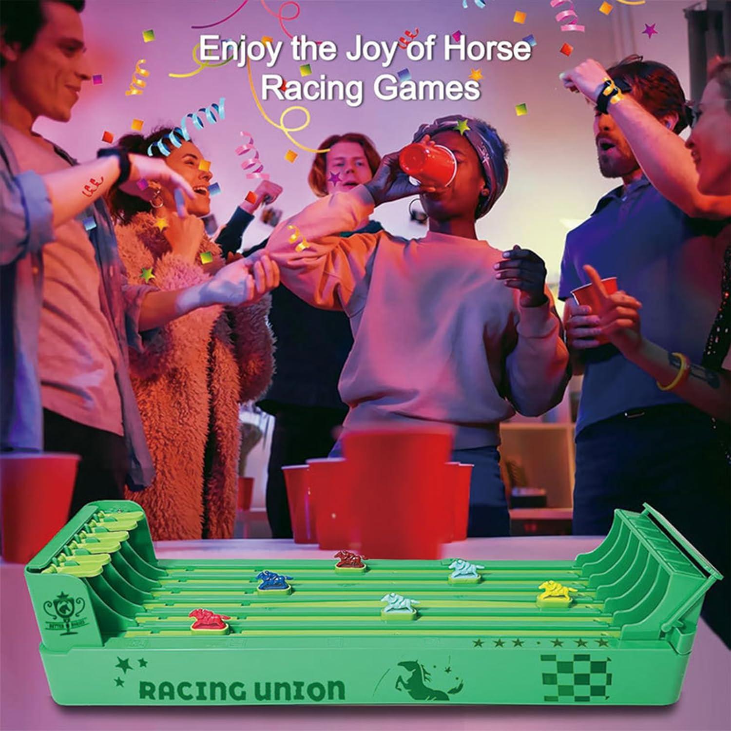 Junbinwon&NP Horse Racing Game Electronic Horse Race Board Game with 6 Horses 6 Card 1 erasable Marker Pen - Image 6