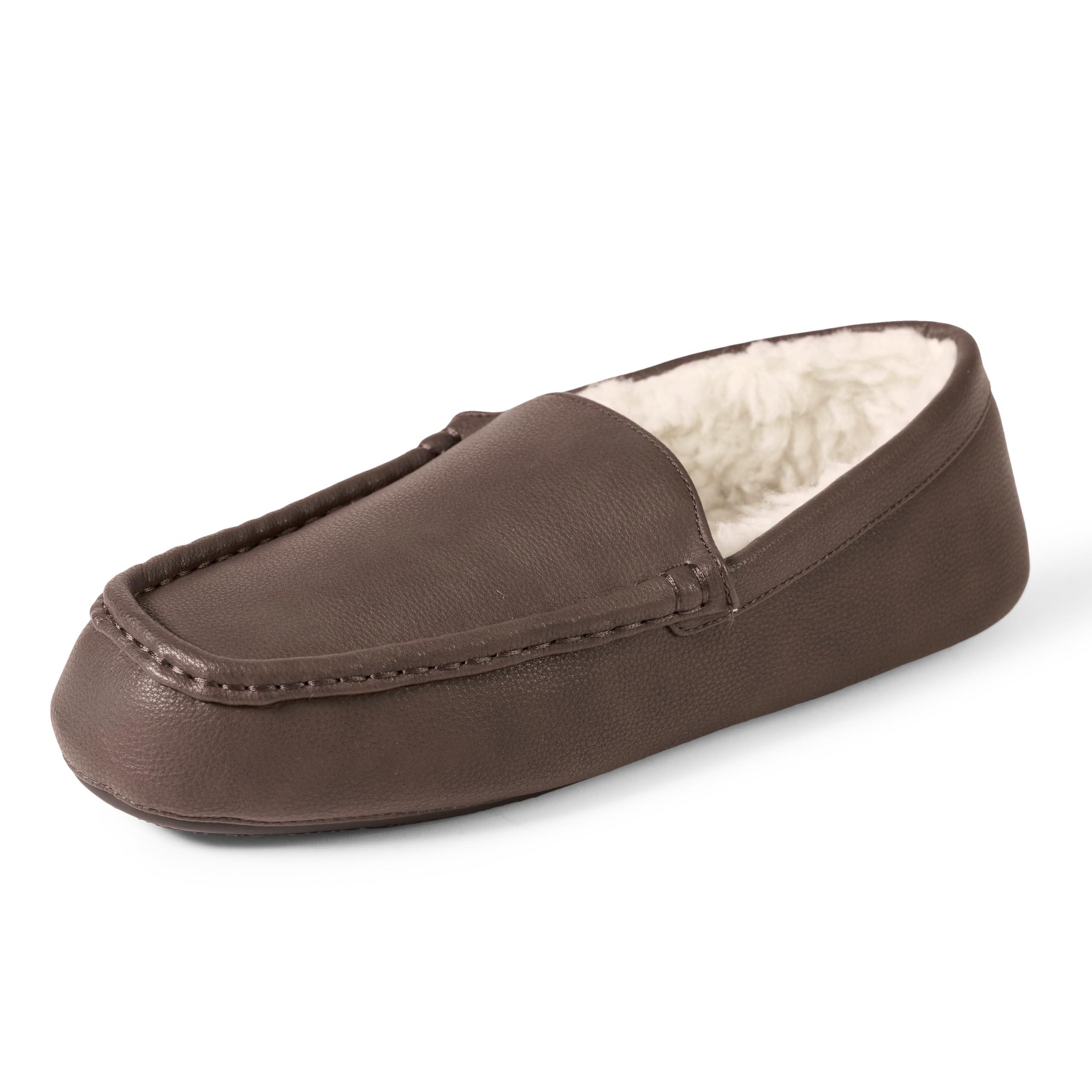 Amazon Essentials Men's Microsuede Moccasin Slippers