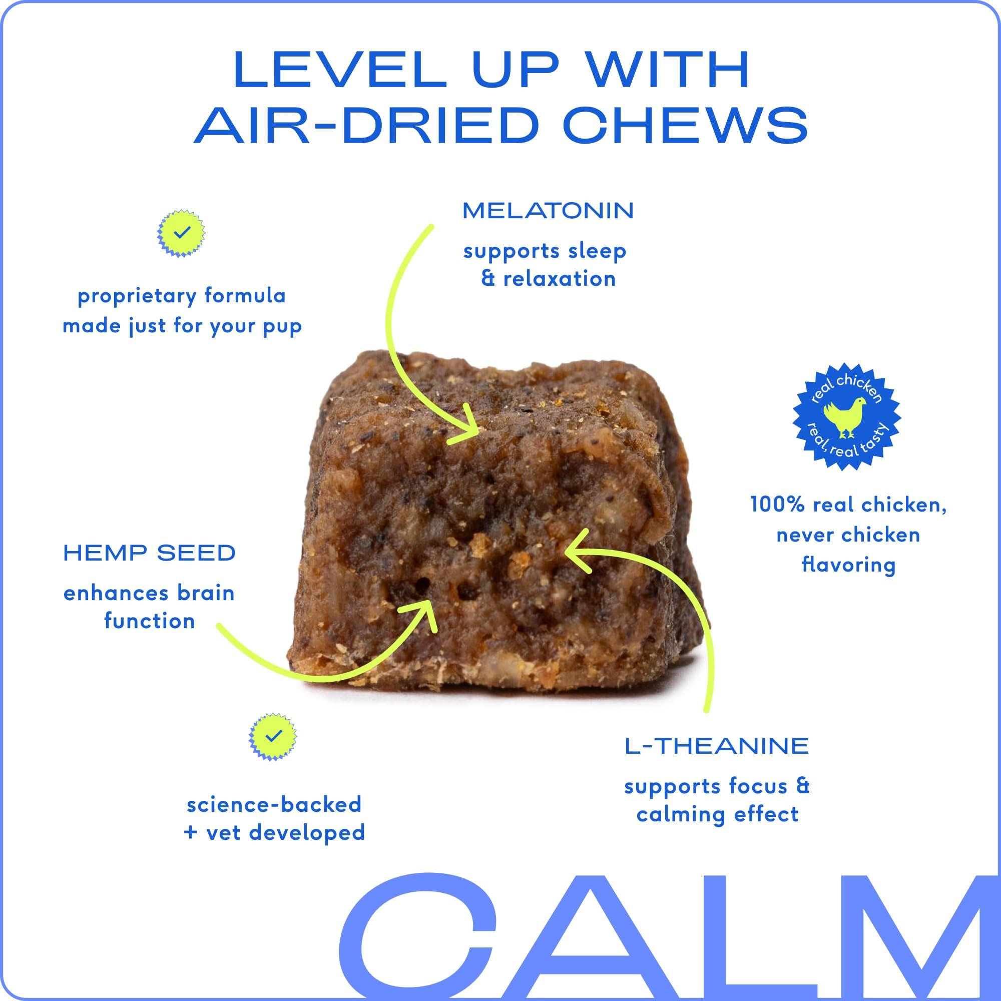 Native Pet Calming Chews for Dogs - Melatonin for Dogs Anxiety Relief - Grain Free All Natural Hemp Calming Treats & L-Theanine Helps Manage Stress & Separation Anxiety - Puppy Sleep Aid - 60 Chews - Image 3
