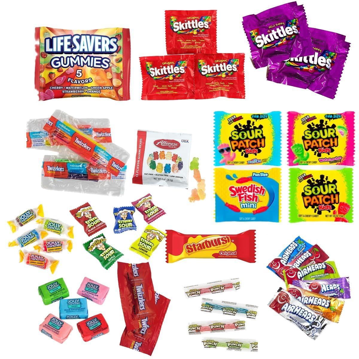 CandyKrave Assorted Candy Variety Pack - 10 Fruity Flavors - 2 lbs Bulk Candy Bag - Individually Wrapped Pinata Candy Mix - Delicious Sweets for Birthdays, Pantry, Baby Showers & Gender Reveal - Image 7