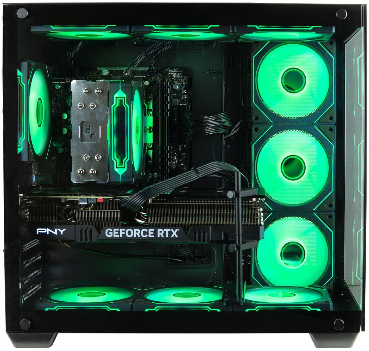 Panorama XL RTX 5090 Gaming Desktop PC - AMD Ryzen 7 9800X3D, 64GB DDR5 5600 RAM, 2TB NVMe Gen4 SSD, WiFi 6E + BT 5.4, HDMI, RJ45, Windows 11 Pro - Best 2025 RGB Prebuilt Tower Computer for Gamers - Image 3