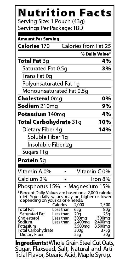 Better Oats Maple and Brown Sugar Steel Cut Oatmeal Packets, Instant Oatmeal Packets with Steel Cut Oats and Flax Seeds, Ready in 2.5 Minutes, Maple Brown Sugar Flavor, Pack of 6, 15.1 OZ Pack - Image 2