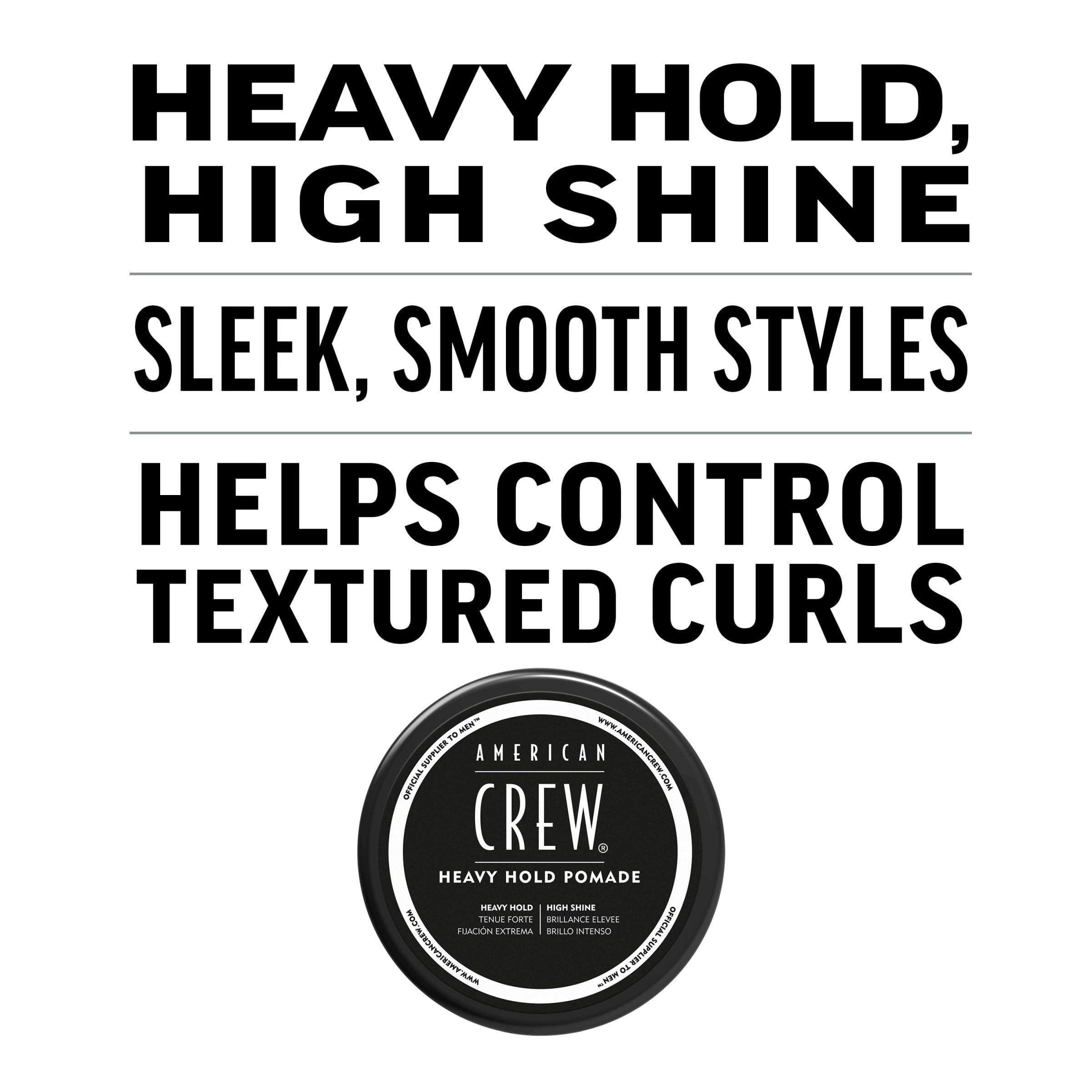 American Crew Men's Hair Pomade, Like Styling Gel with Heavy Hold & High Shine, 3 oz - Image 3