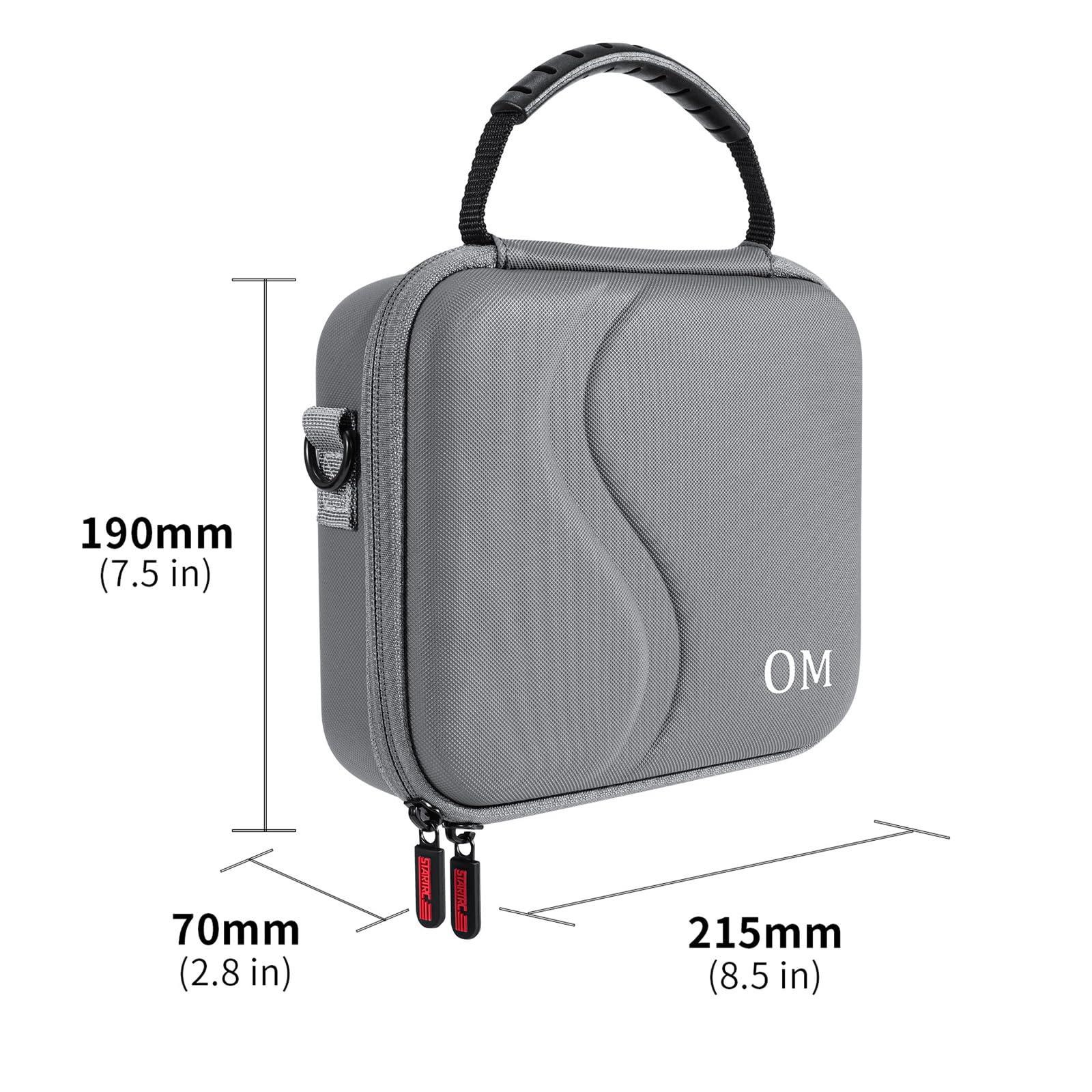 Osmo Mobile 7P Case,PU Leather Portable Storage Case for DJI Osmo Mobile 7/7P Travel Shoulder Bag for DJI OM 7 Smartphone Gimbal Stabilizer Accessories - Image 2