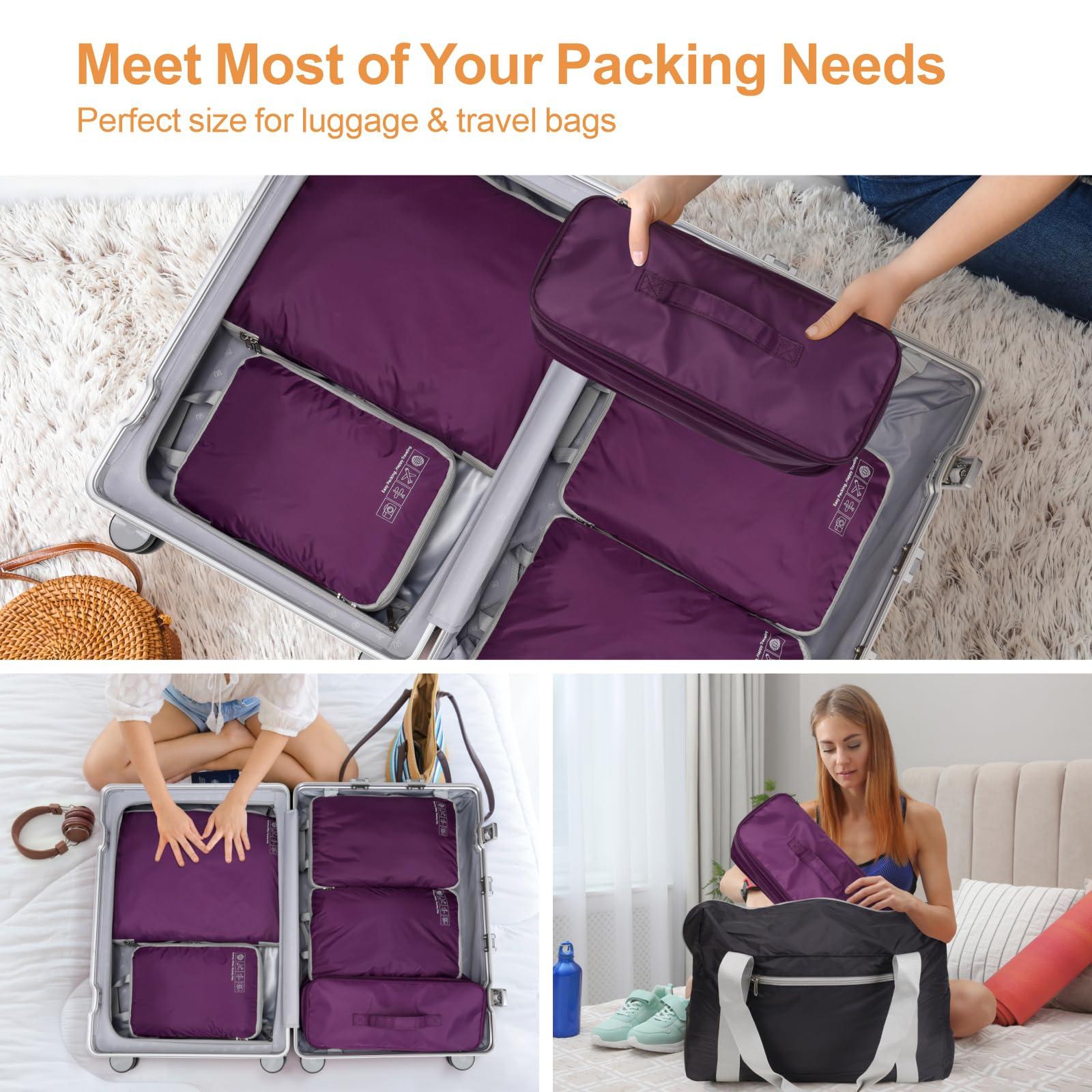 Cambond Travel Underwear Organizer Bag - 4-in-1 Double Layer Lightweight Bra Organizer, Portable Expandable Compression Packing Cubes Travel Packing Organizers, Underwear Storage Bag for Women - Image 8