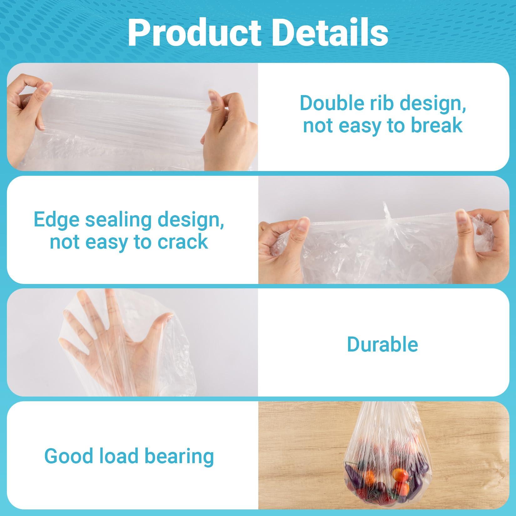 60 PCS RAINFLOW Disposable Kitchen Appliance Covers - Dust Covers for Kitchen Appliances Clear Thickened Dust Cover with Elastic for Household Air Fryer Oven Rice Cookers Fan and Storage (S,M,L) - Image 4