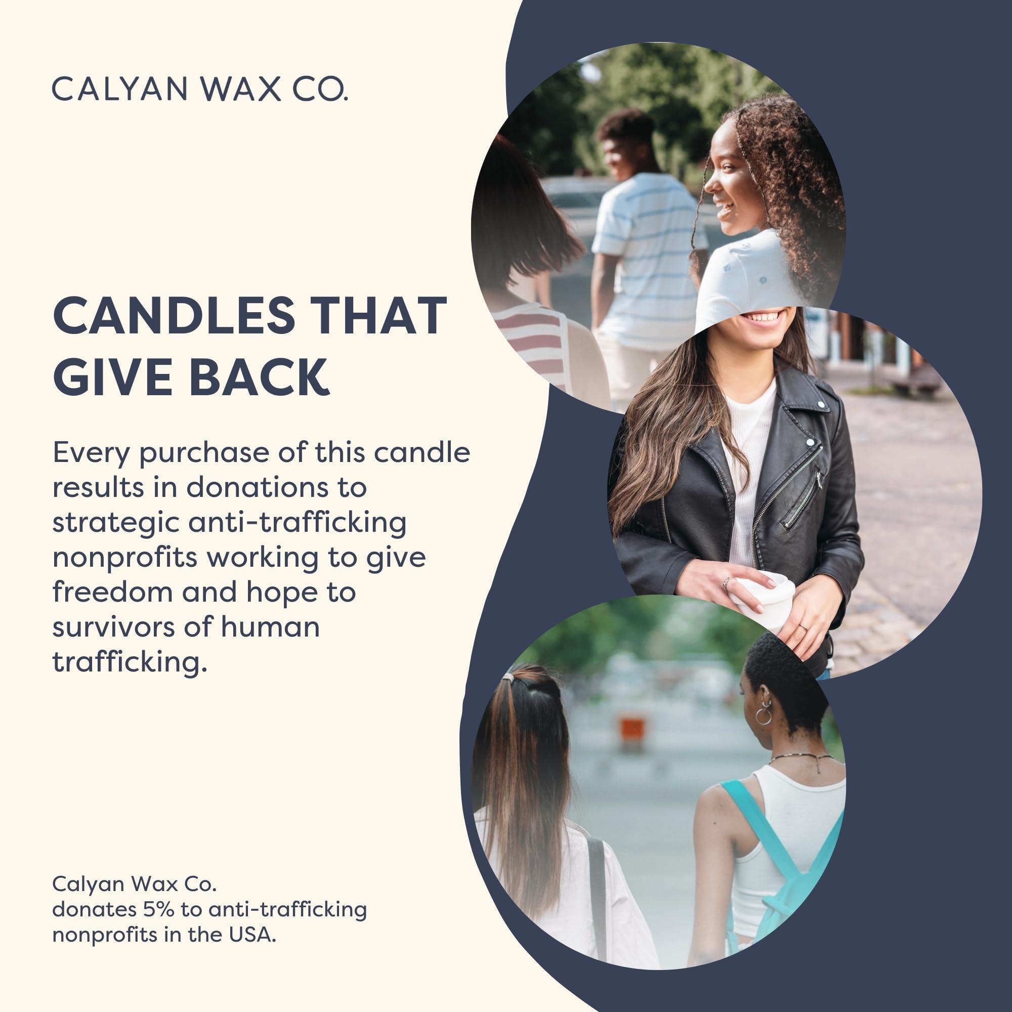 Calyan Wax Co. Soy Wax Candle, Cedar + Tobacco Scented Candle, 57 Hour Burn Time, Aromatherapy Soy Candles, Non Toxic & Vegan Soy Wax, Amber Glass Jar Scented Candles, 7.2oz - Image 9