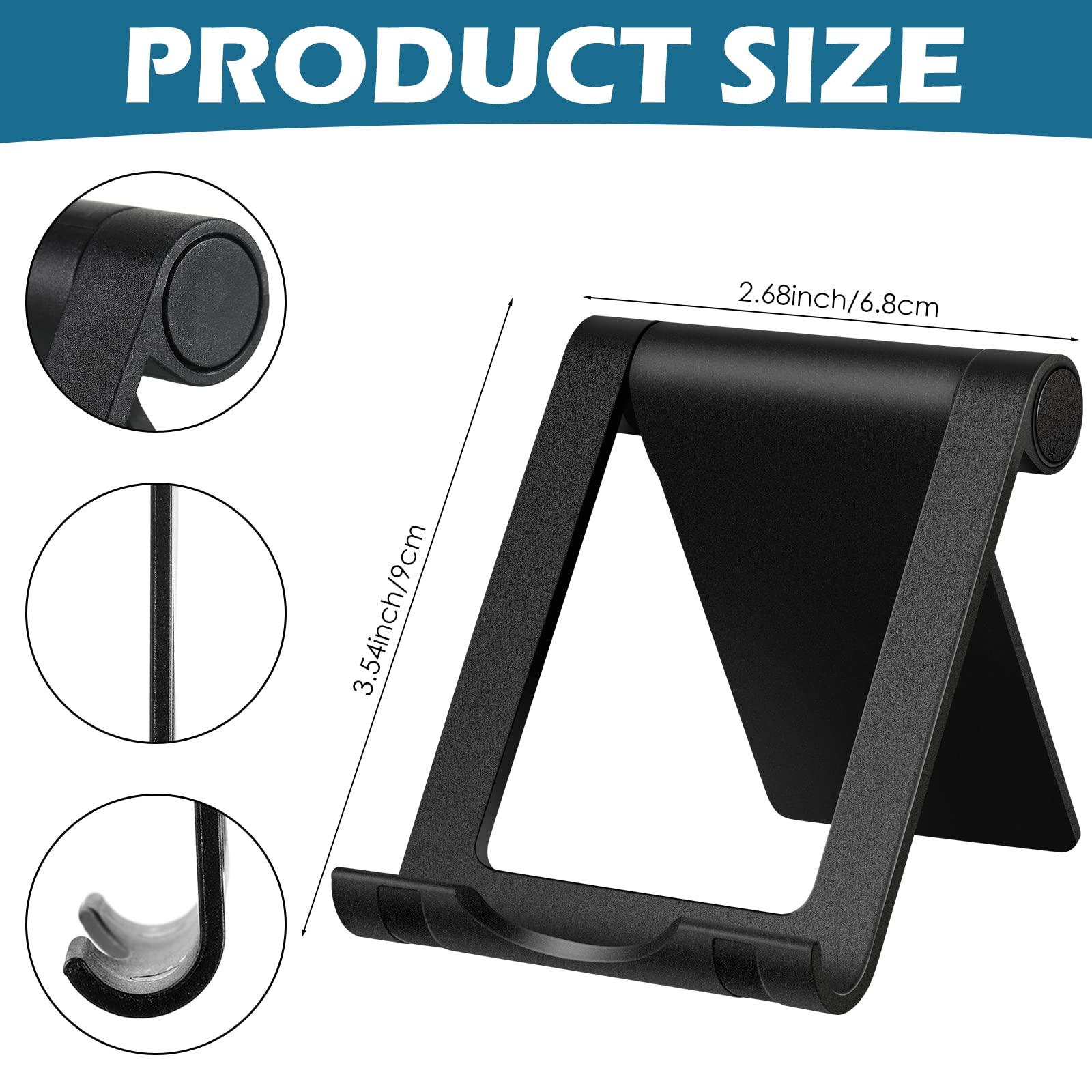 Fabbay 40 Pcs Foldable Cell Phone Stand Desk Multi Angle Tablet Stand Universal Cellphone Holder Portable Smartphone Dock Compatible with Most Mobile Phone and Tablet for Travel(Multicolor) - Image 2