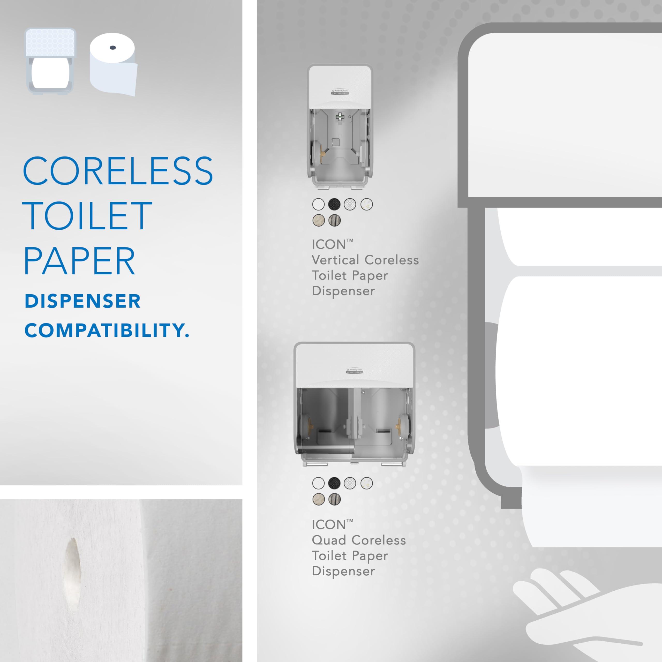 Scott® Essential Coreless High-Capacity Standard Roll Bulk Toilet Paper (04007), 2-Ply, White (1,000 Sheets/Roll, 36 Rolls/Case, 36,000 Sheets/Case) - Image 9