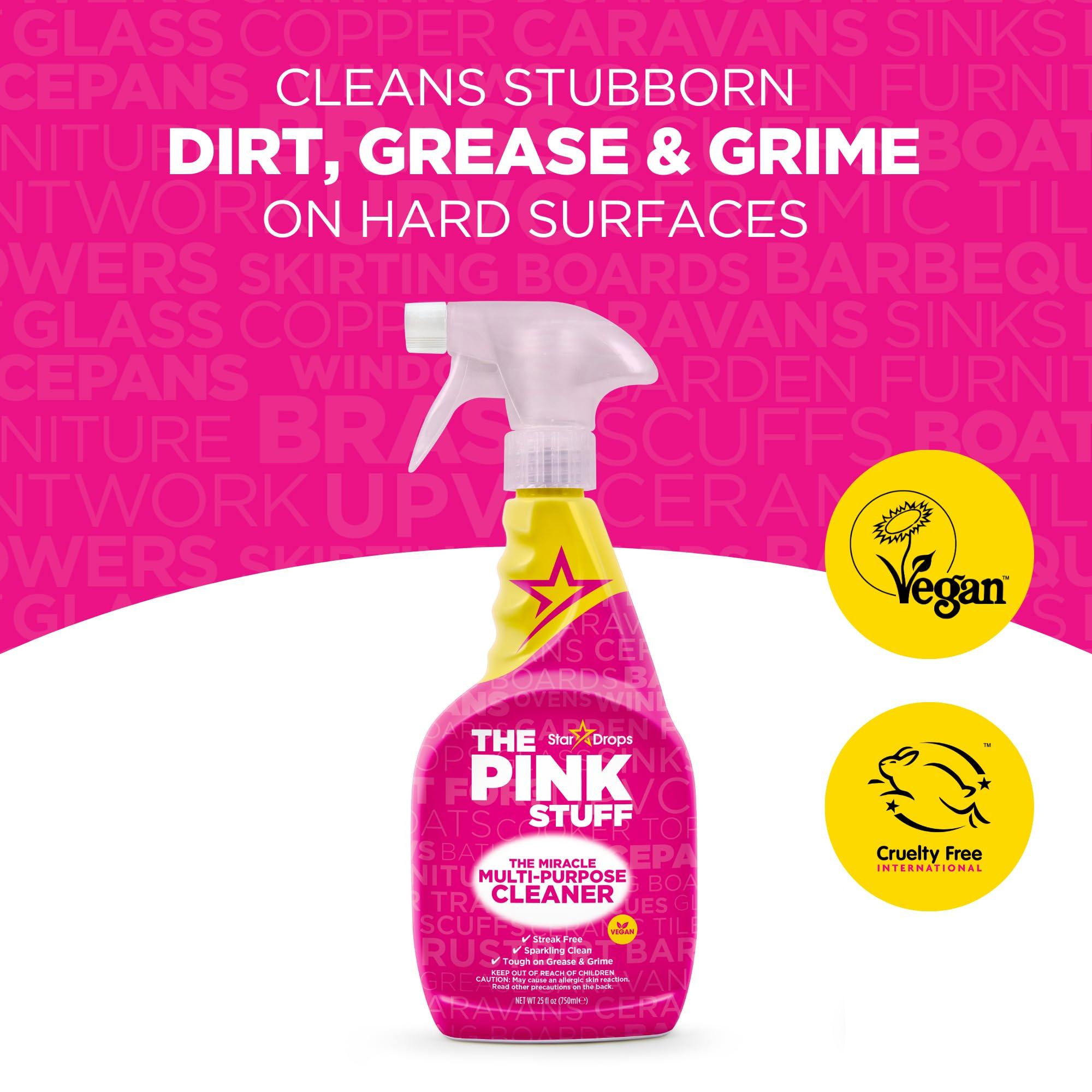 Stardrops - The Pink Stuff - The Miracle Multi-Purpose Cleaning Spray 750ml 3-Pack Bundle (3 Multi-Purpose Spray) - Image 2