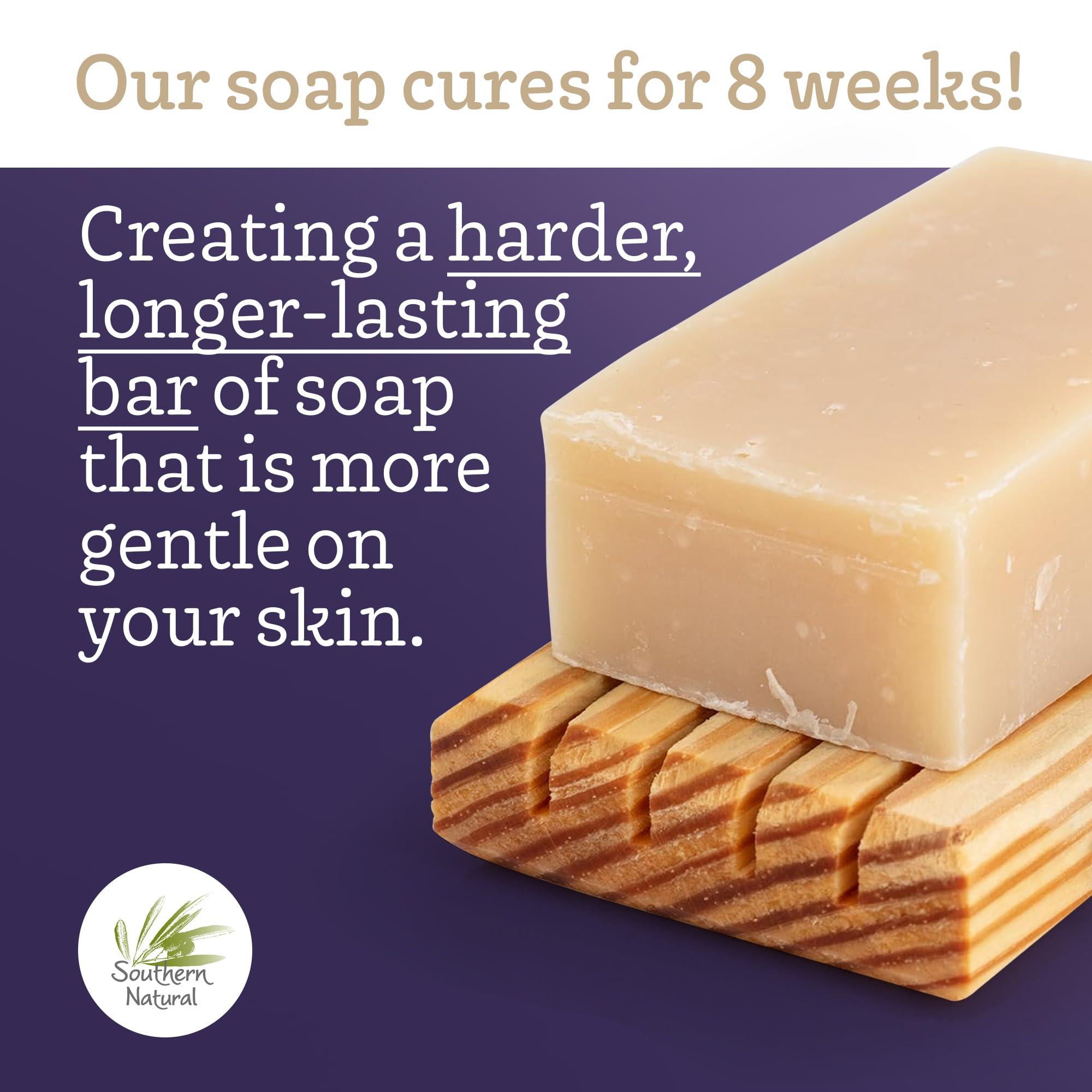 Southern Natural Goat Milk Soap Bar (Lavender 3 Pack) For Dry Sensitive Skin. Natural, Handmade Soap For Men, Women, Kids & Baby. Use On Face & Body - Image 6