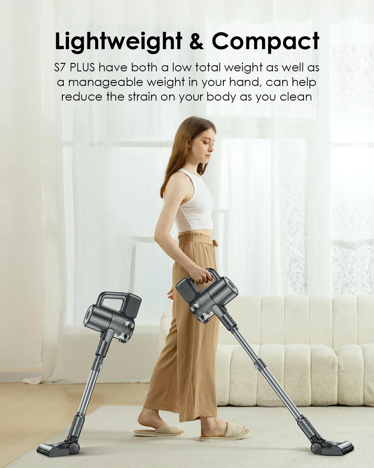 Cordless Vacuum Cleaner & Mop Combo 2-in-1, 35Kpa 40min Runtime, Lightweight Cordless Stick Vacuum Cleaner, Deep Floor Cleaning, Green LED Display, All-in-One - Image 7