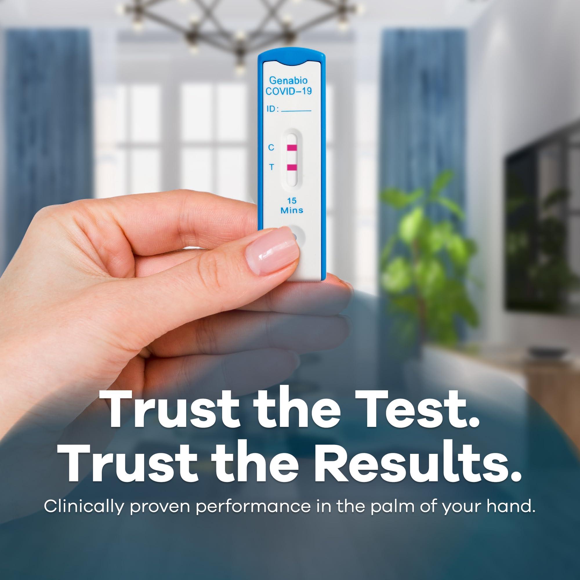 Genabio COVID-19 Antigen Rapid Test, 1 Pack, 2 Tests Total, FDA EUA Authorized OTC at-Home Self Test, Results in 15 Minutes with Non-invasive, Easy to Use Nasal Swab, HSA/FSA Eligible - Image 7