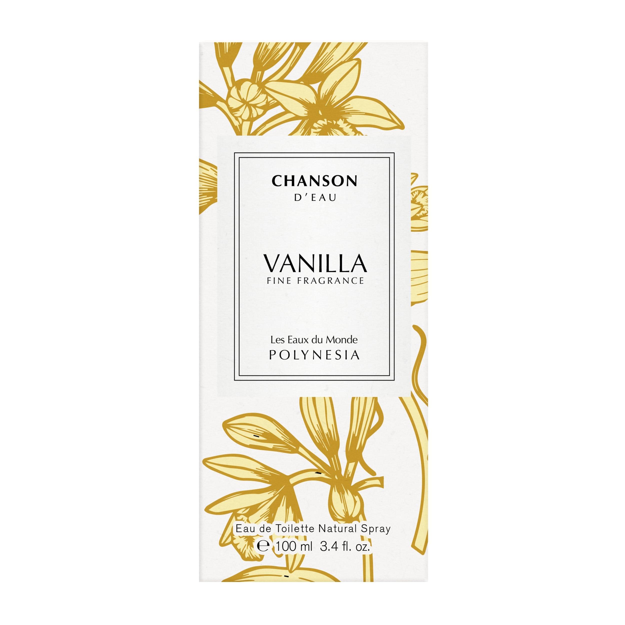 Chanson Vanilla Eau de Toilette 3.4 fl oz (Pack of 1), Notes of Pear, Sugar, and Vanilla, Women's Fragrance, Long Lasting, Everyday Fragrance, Travel Size - Image 3