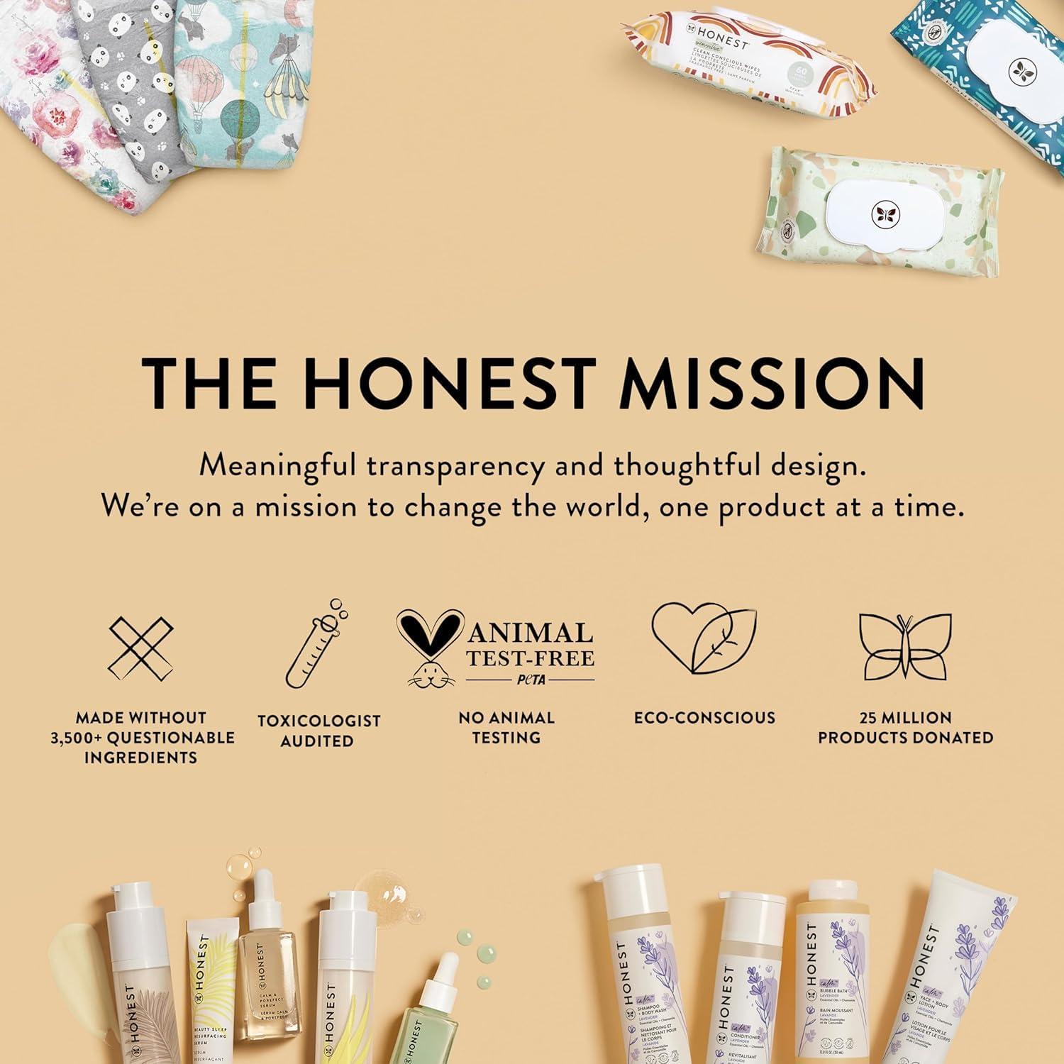 The Honest Company Silicone-Free Conditioner & 2-in-1 Cleansing Shampoo + Body Wash Duo | Gentle for Baby | Naturally Derived | Lavender Calm, 20 fl oz - Image 9