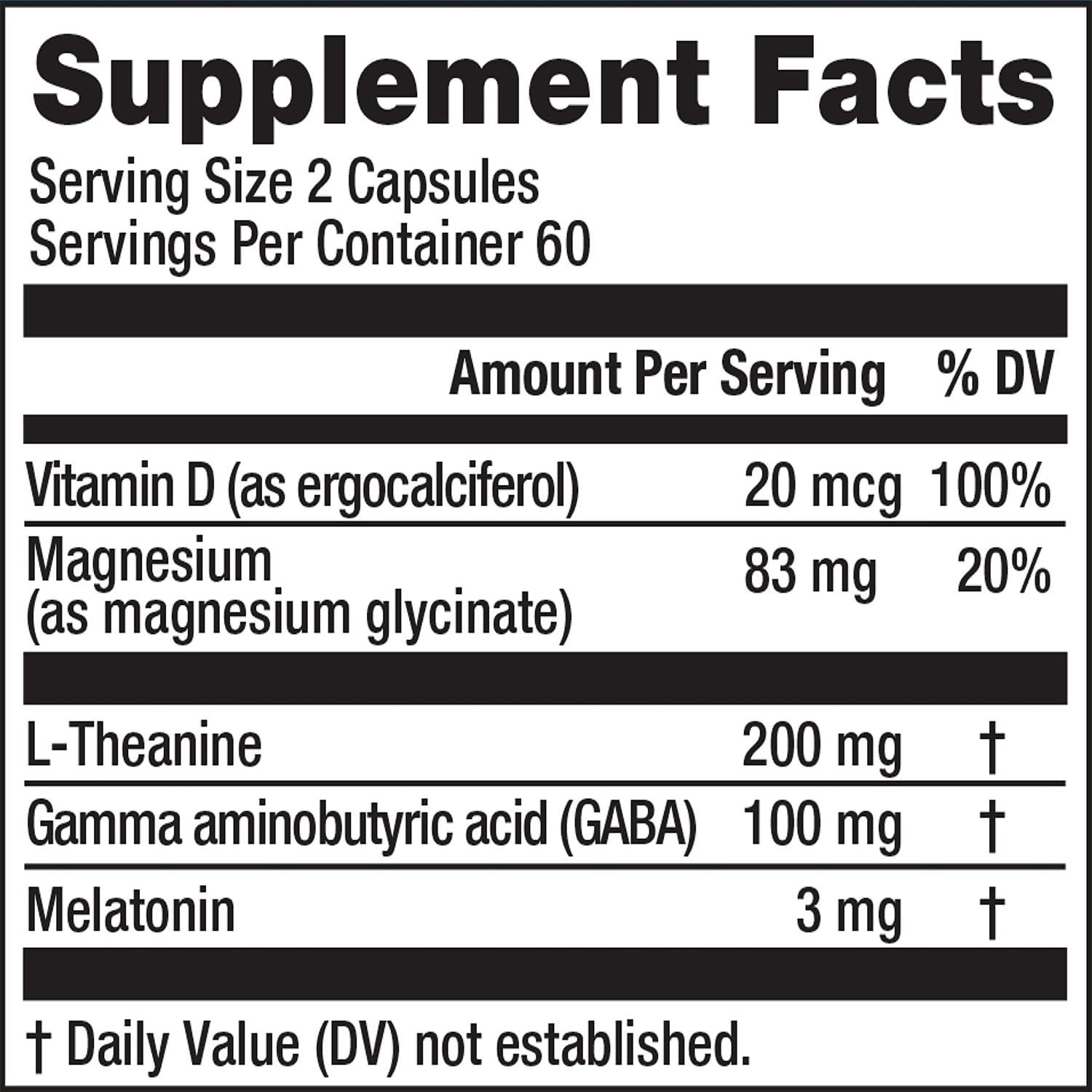 Natural Vitality Calm Sleep Magnesium Supplement, Melatonin & Magnesium Citrate, Sleep Aid Capsules, Gluten Free, Vegan, Non-GMO, Helps The Body Ease Into Sleep, 120 Capsules - Image 7