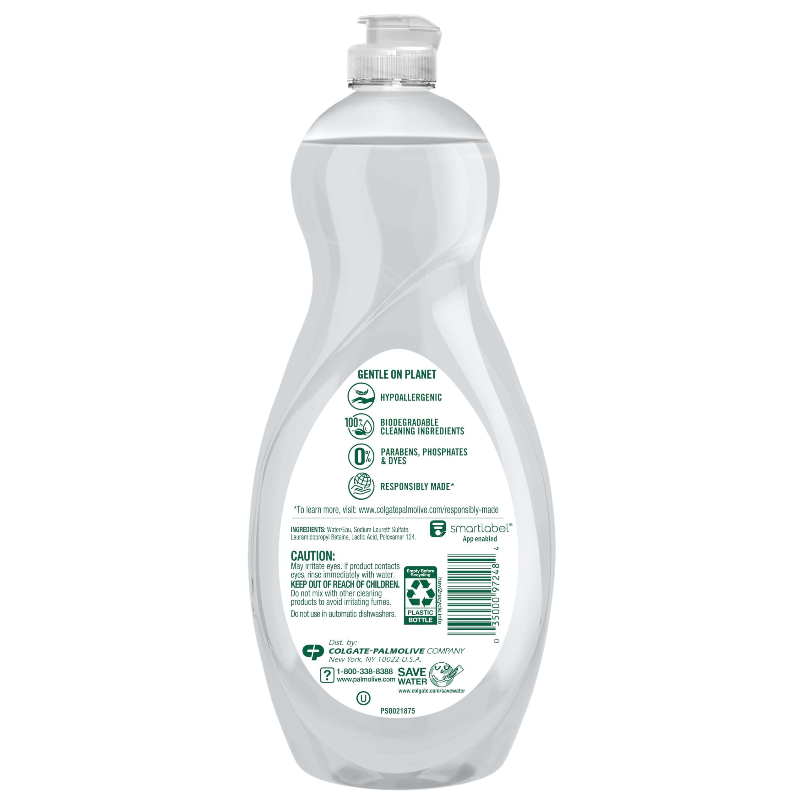 Palmolive Ultra Dishwashing Liquid Dish Soap, Pure + Clear Fragrance Free - 32.5 Fluid Ounce (Packaging may vary) - Image 8