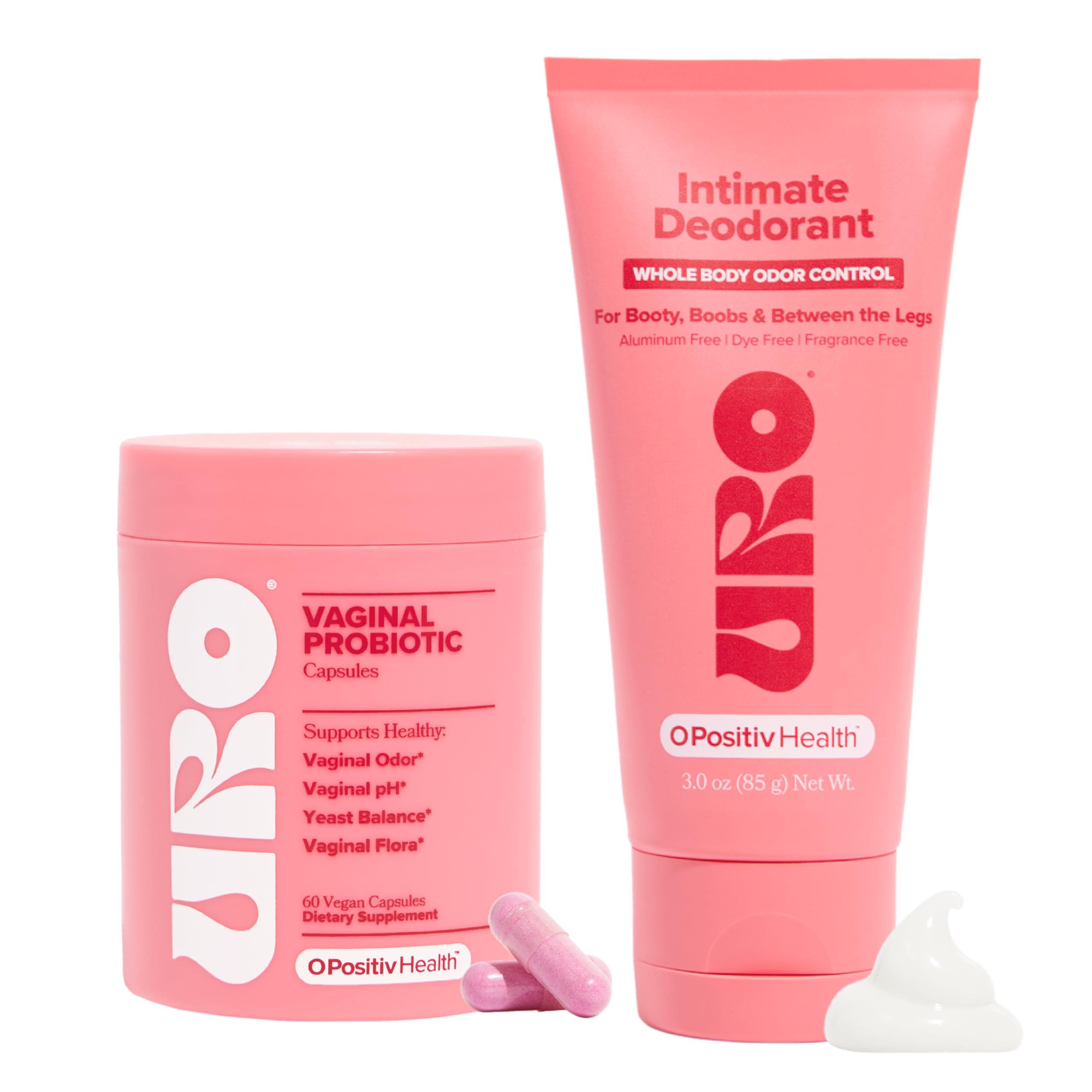 URO Vaginal Probiotic and URO Intimate Deodorant Bundle