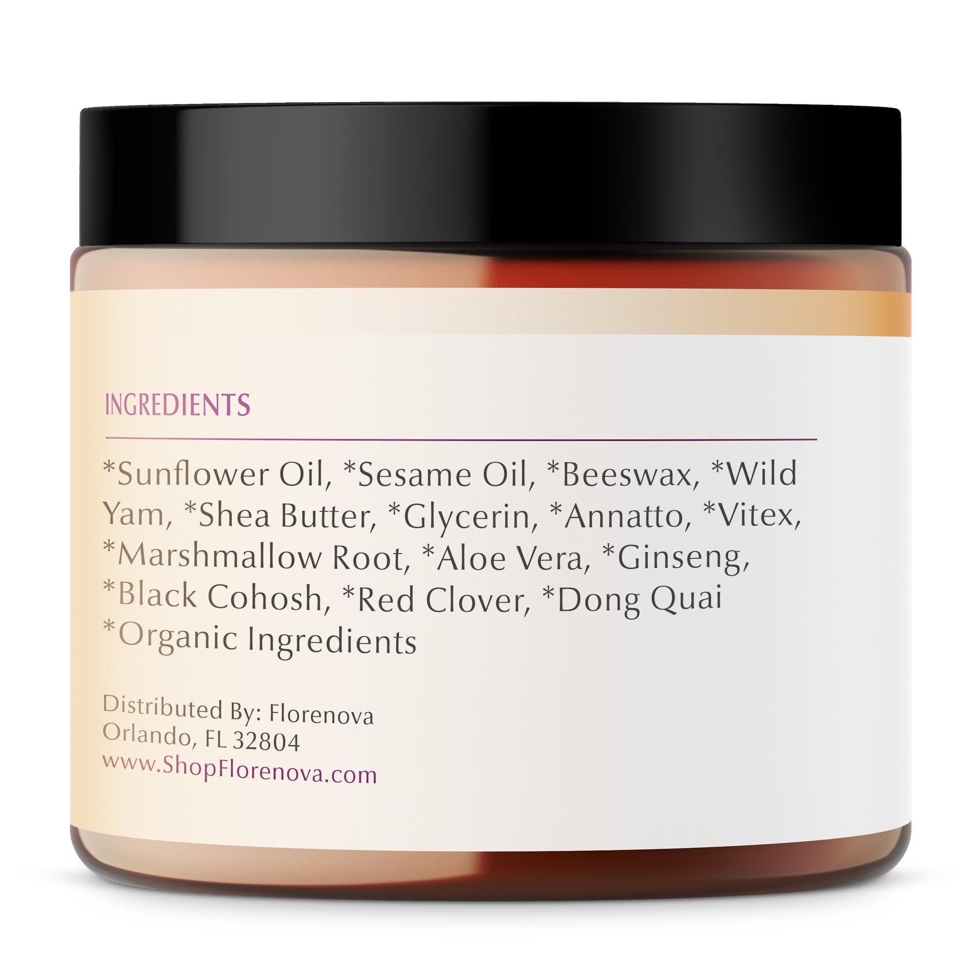 Organic Wild Yam Cream for Women - 2Fl Oz Balancing Balm Enriched with Vitex Red Clover, Black Cohosh, Vitamins, and Minerals - Soothing Support for Midlife Wellness and Skin Nourishment - Image 9