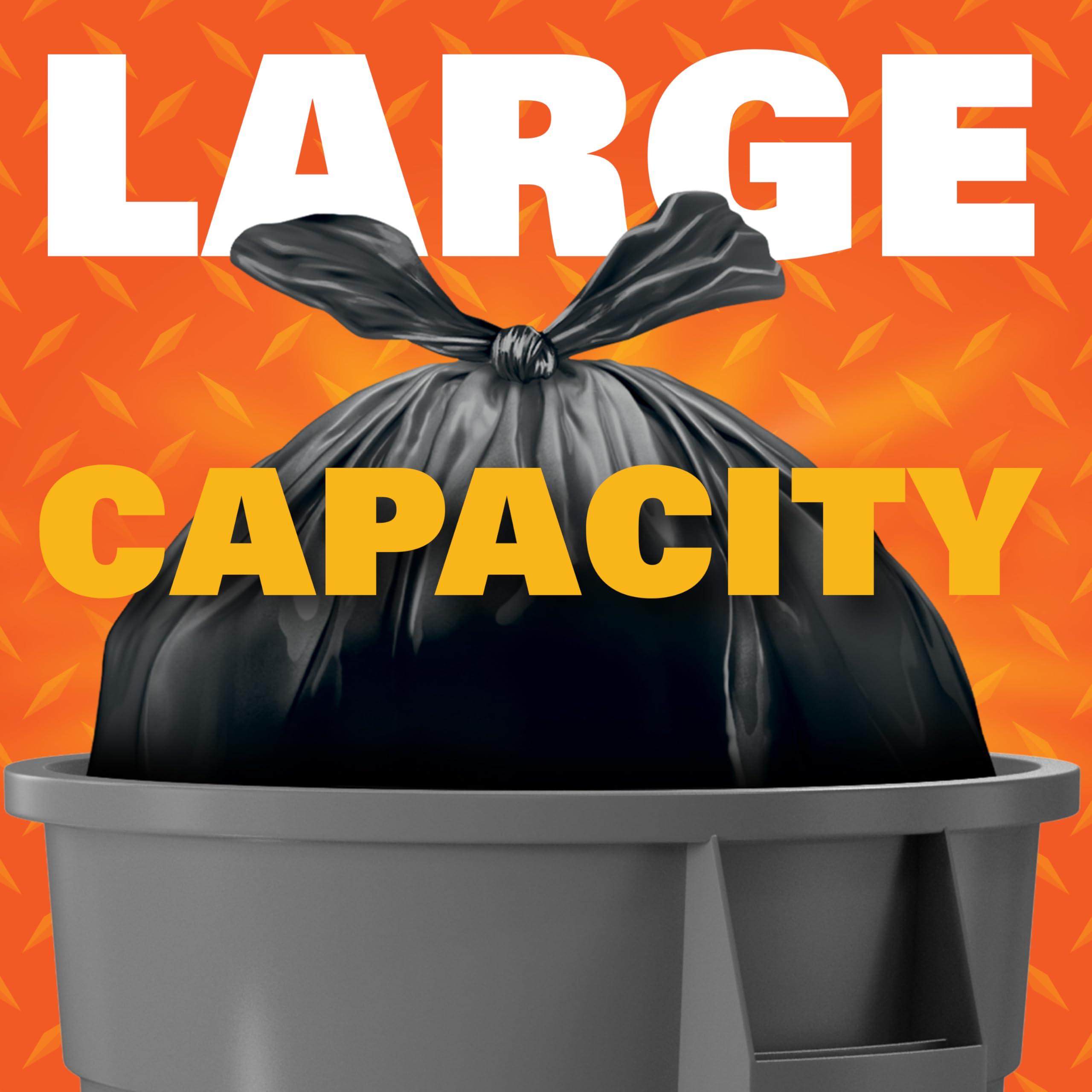 Hefty Easy Flaps Multipurpose Large Trash Bags, 30 Gallon, 40 Count - Image 6