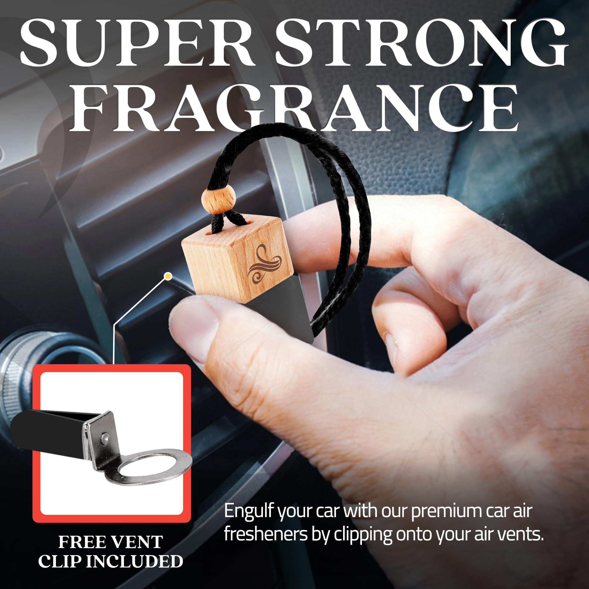 Greed Car Air Freshener for Men | Aventos Perfume Inspired Fragrances | Strong Car Freshener with Odour Eliminator Technology | Creed Air Freshener | Long Lasting Automotive Freshener by Perfa - Image 3