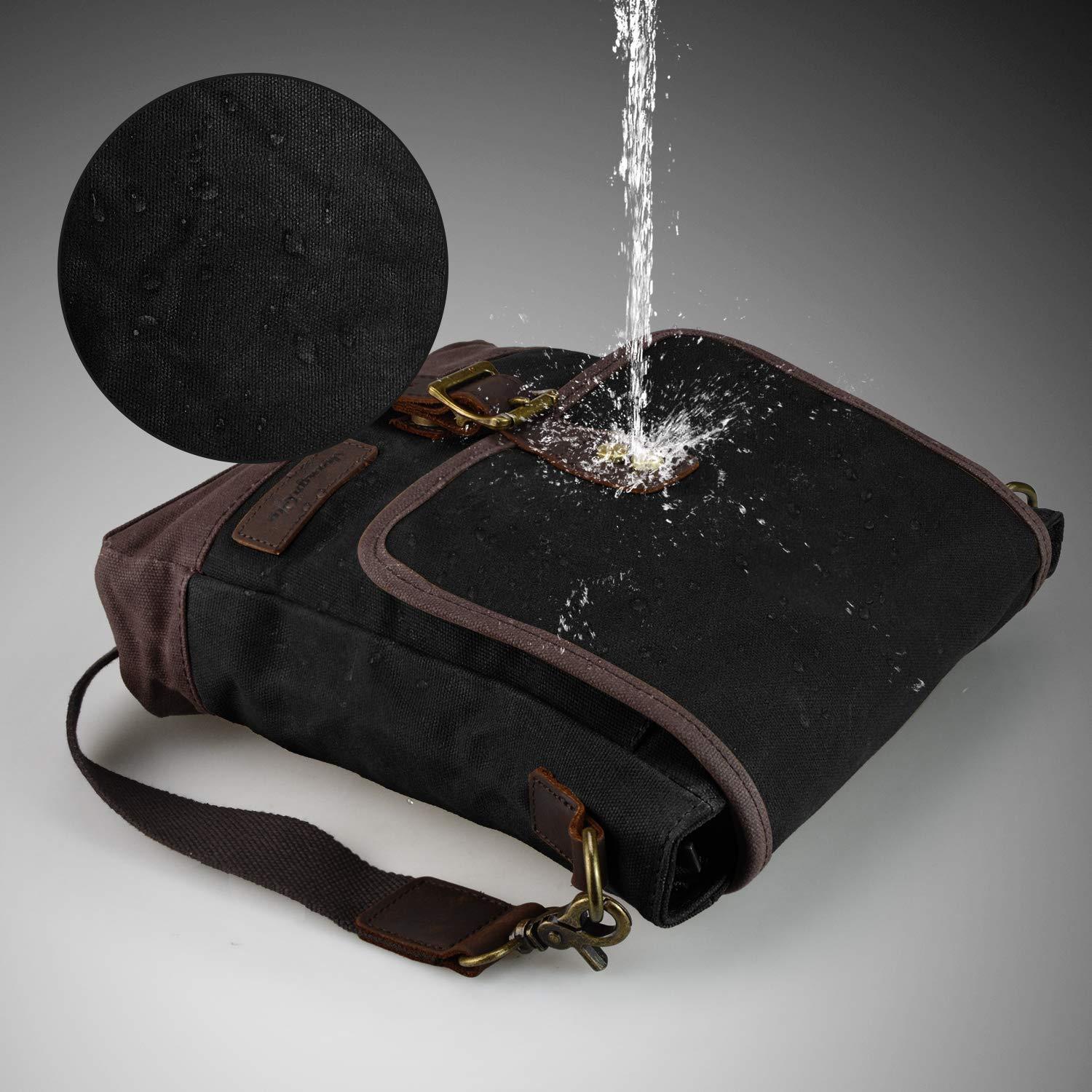 SHANGRI-LA Messenger Bag for Men and Women Canvas Purse Crossbody Shoulder Bag Casual Sling Pack - Image 6