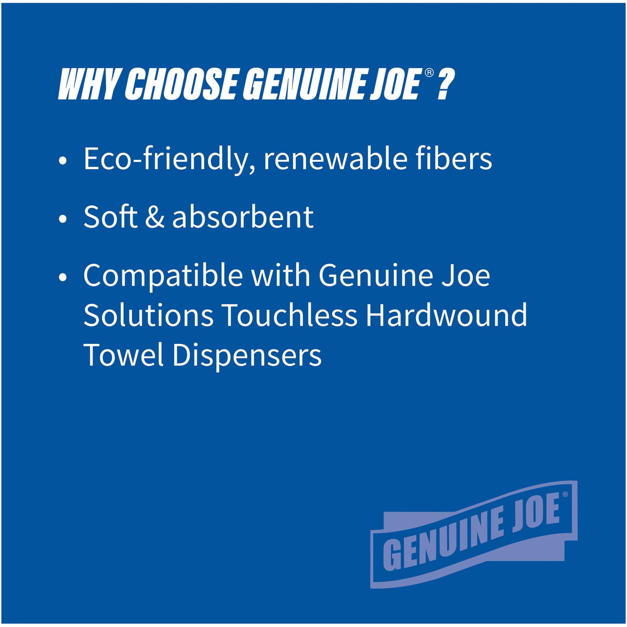 Genuine Joe Solutions Solutions 850' Hardwound Paper Towels, 6 Rolls - Image 9
