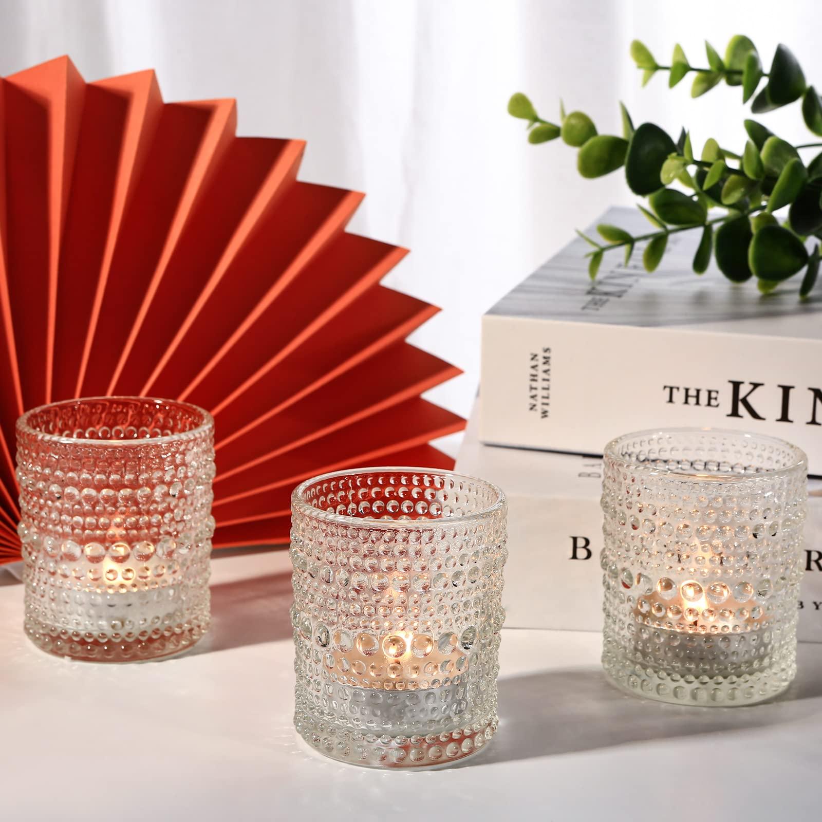 36 Pcs Votive Candle Holders for Table Centerpiece, DIY Wax Filling Clear Glass Tea Light Candle Holders Sets, Tealight Candle Holders for Wedding Decor Home Decoration（Clear,36） - Image 9