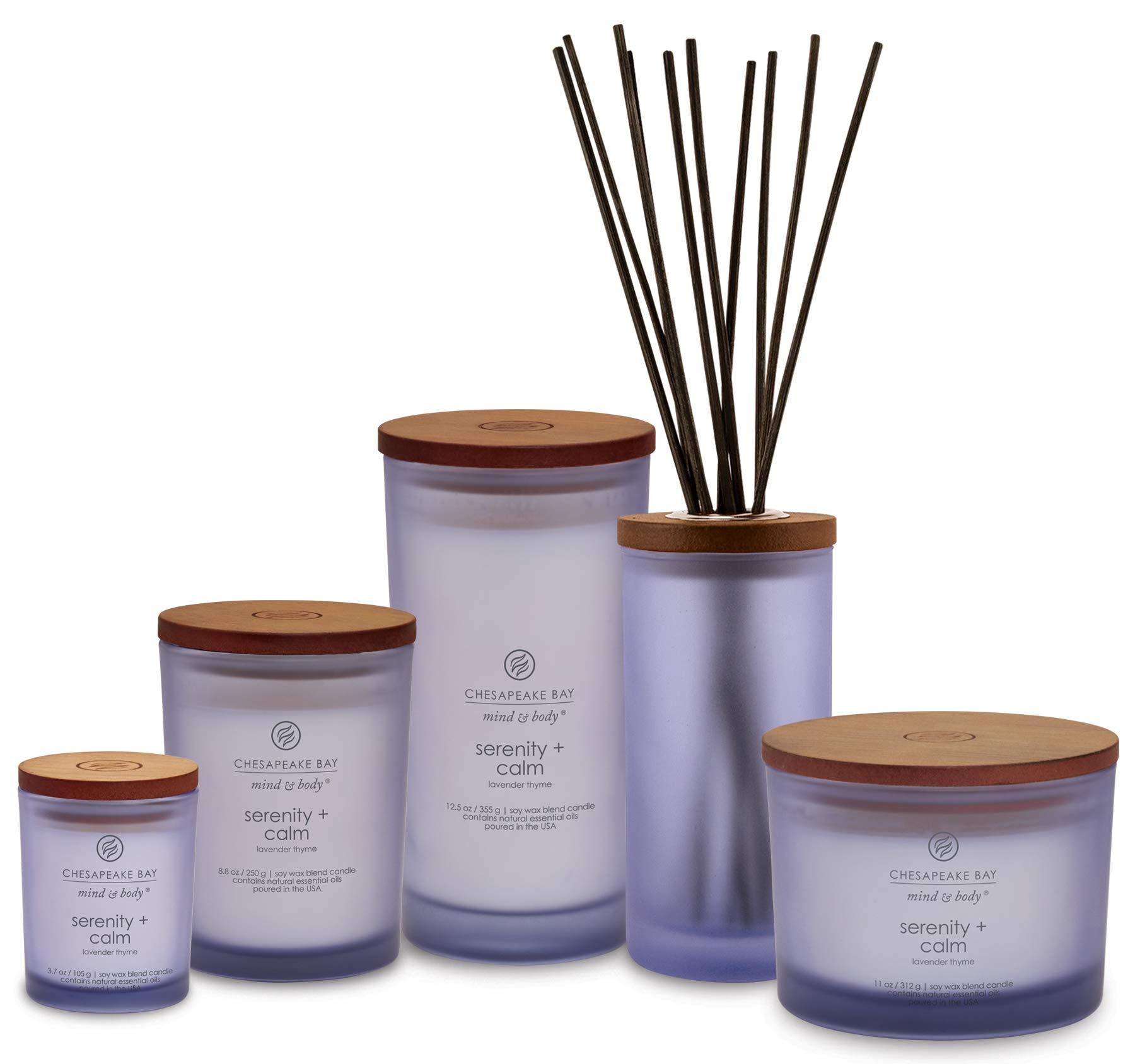 Chesapeake Bay Candle Scented Candle Serenity + Calm (Lavender Thyme) Coffee Table Home Décor - Image 2