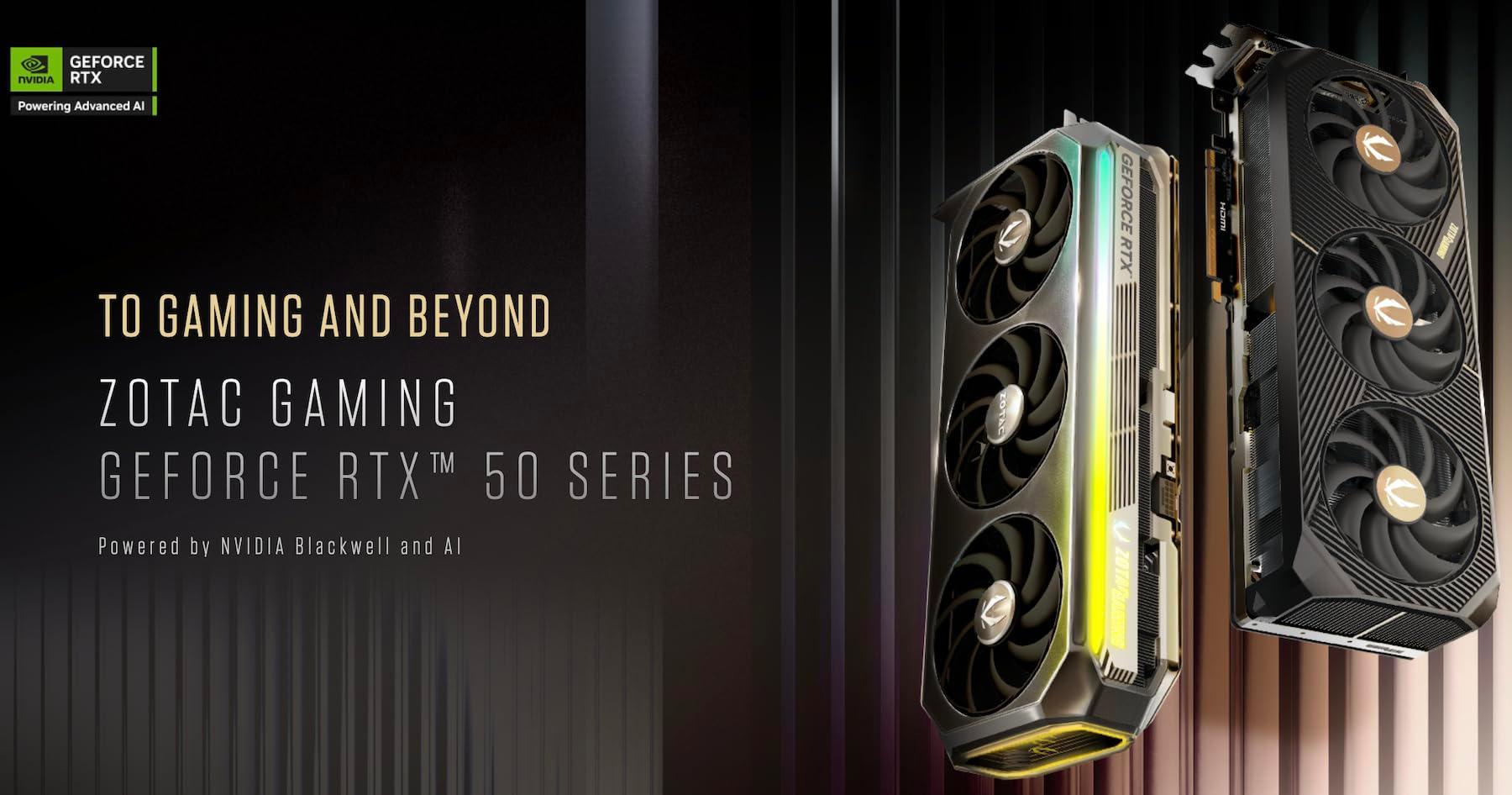 ZOTAC Gaming GeForce RTX 5090 Solid 32 GB GDDR7 GPU-IceStorm 3.0 Advanced Cooling, 34% Larger Vapor Chamber, BladeLink Fans, Reinforced Metal Mid-Frame, Dual BIOS, Bundle with Dockztorm - Image 2