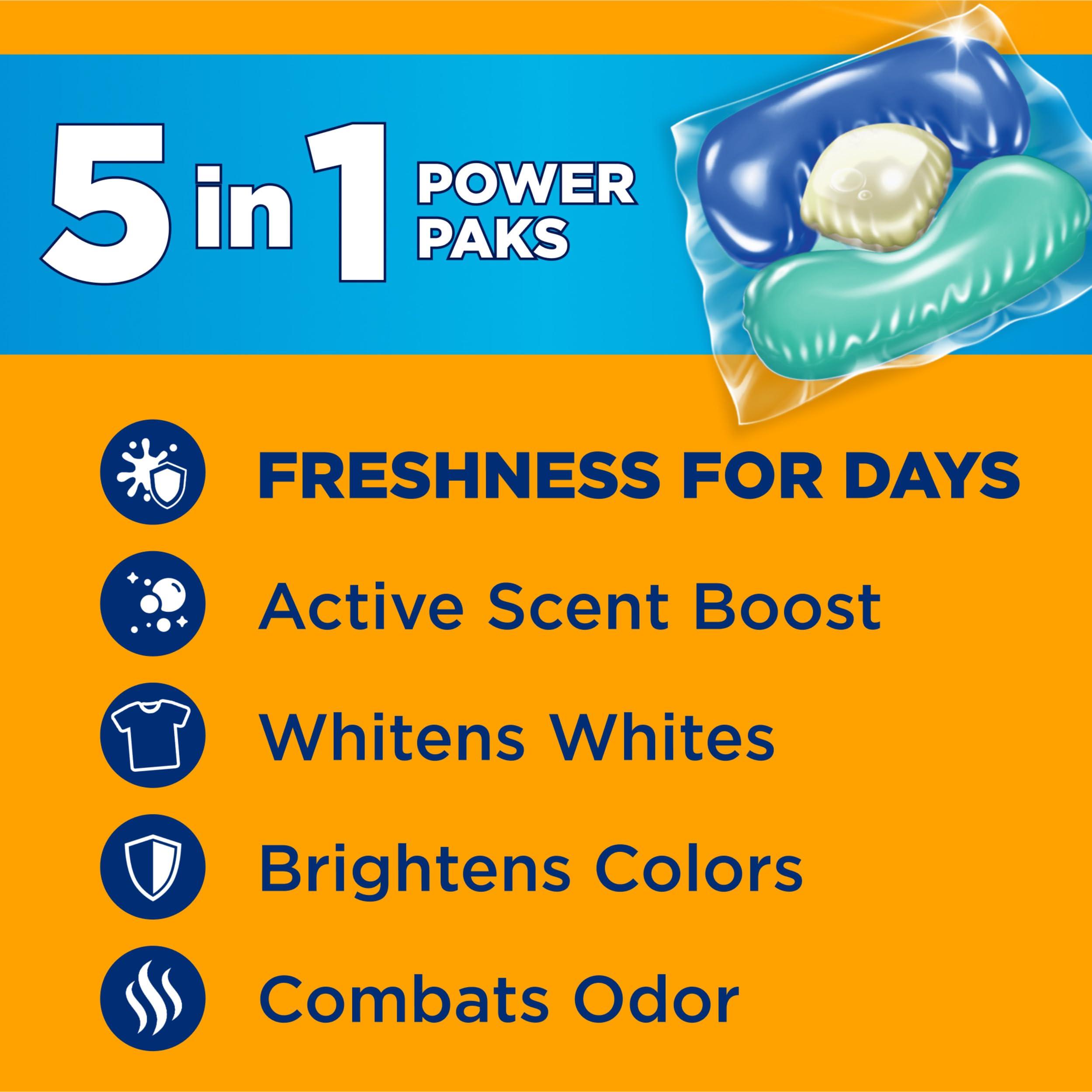 Arm & Hammer Clean Burst 5-in-1 Laundry Detergent Power Paks, High Efficieny (HE), 42 Count - Image 2