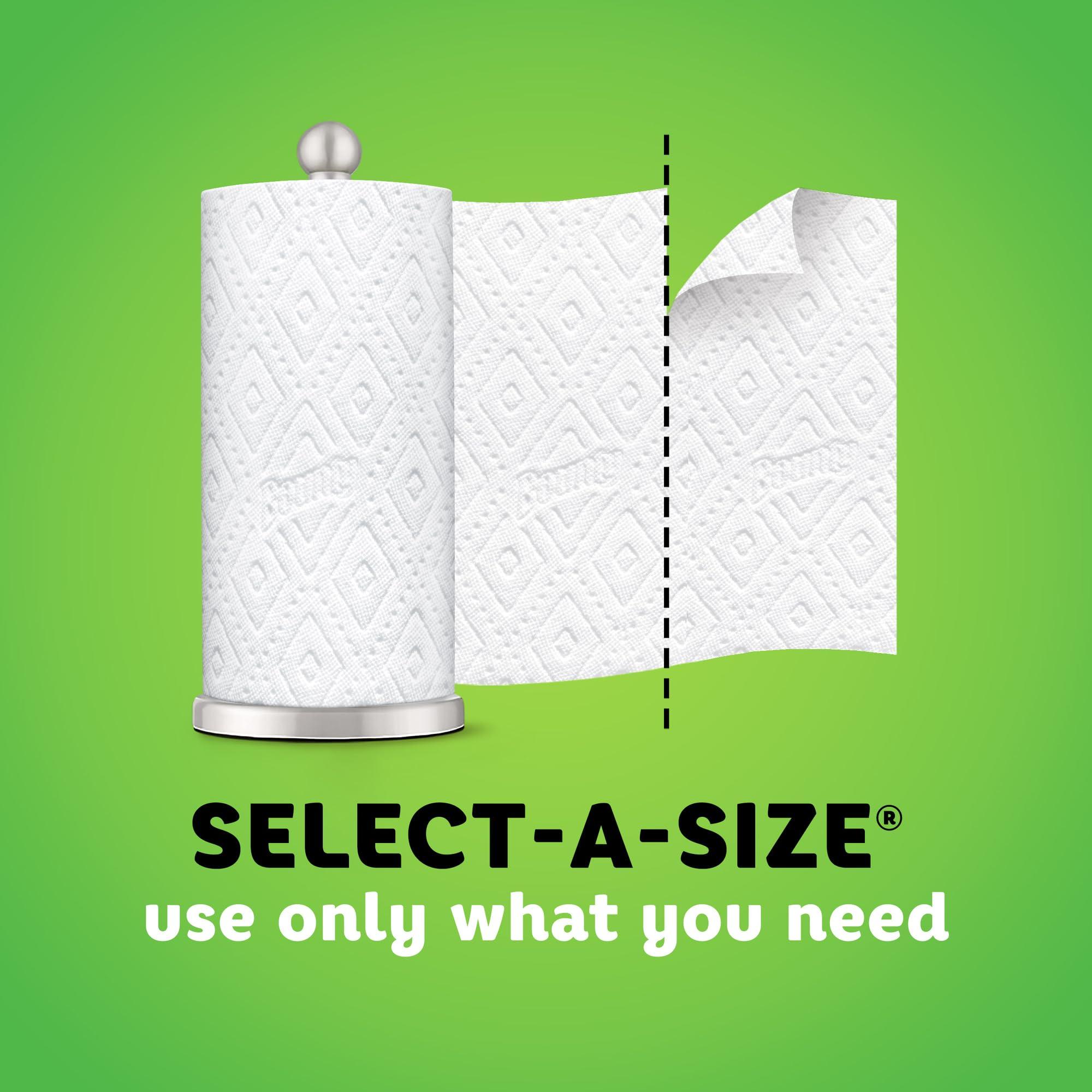 Bounty Select-A-Size Paper Towels, White, Big Rolls, 6 Count of 74 Sheets Per Roll, 6 Count (Pack of 1) - Image 4