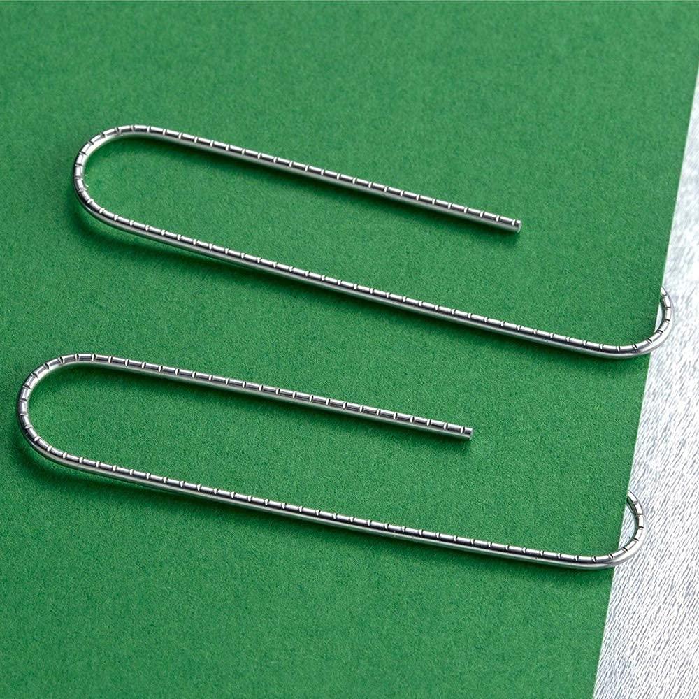 Vinaco Paper Clips Non Skid, 100 Pack Large Paper Clips 2 Inch (50 mm), Durable & Rust Resistant, Jumbo Paperclips. Great for Office, School and Personal Use - Image 3