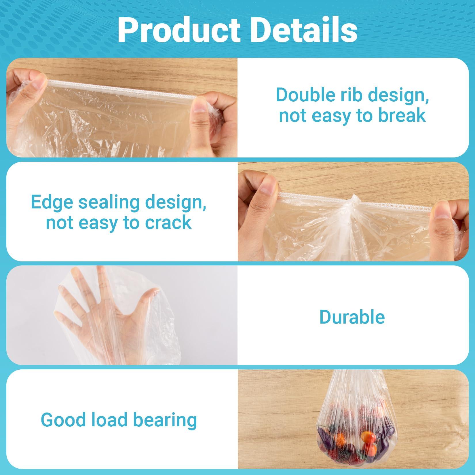 RAINFLOW Kitchen Appliance Covers - 60 Pcs Dust Covers For Kitchen Appliances Clear Disposable Thickened Dust Cover With Elastic For Household Air Fryer Oven Rice Cookers Fan And Storage (S,M,L) - Image 3