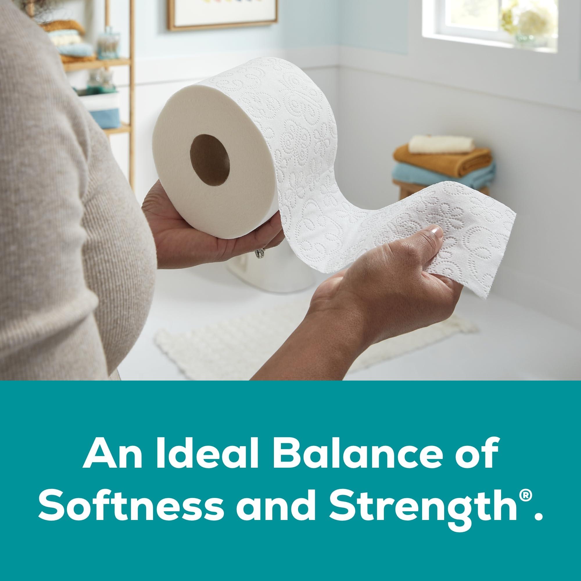 Angel Soft Toilet Paper, 4 Mega Rolls = 16 Regular Rolls, Soft and Strong Toilet Tissue - Image 2